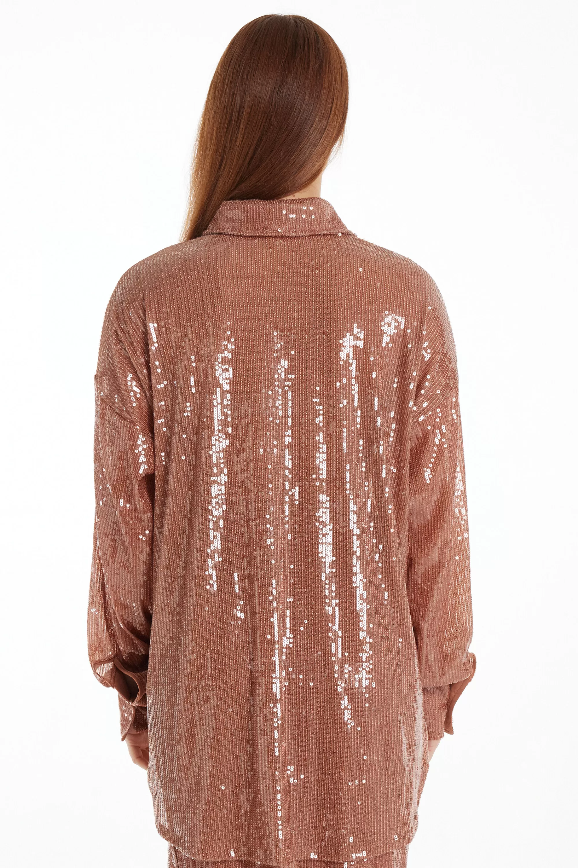 Fashion Camicia Manica Lunga Con Paillettes - Maglie Maniche Lunghe - Donna | Maglie maniche lunghe