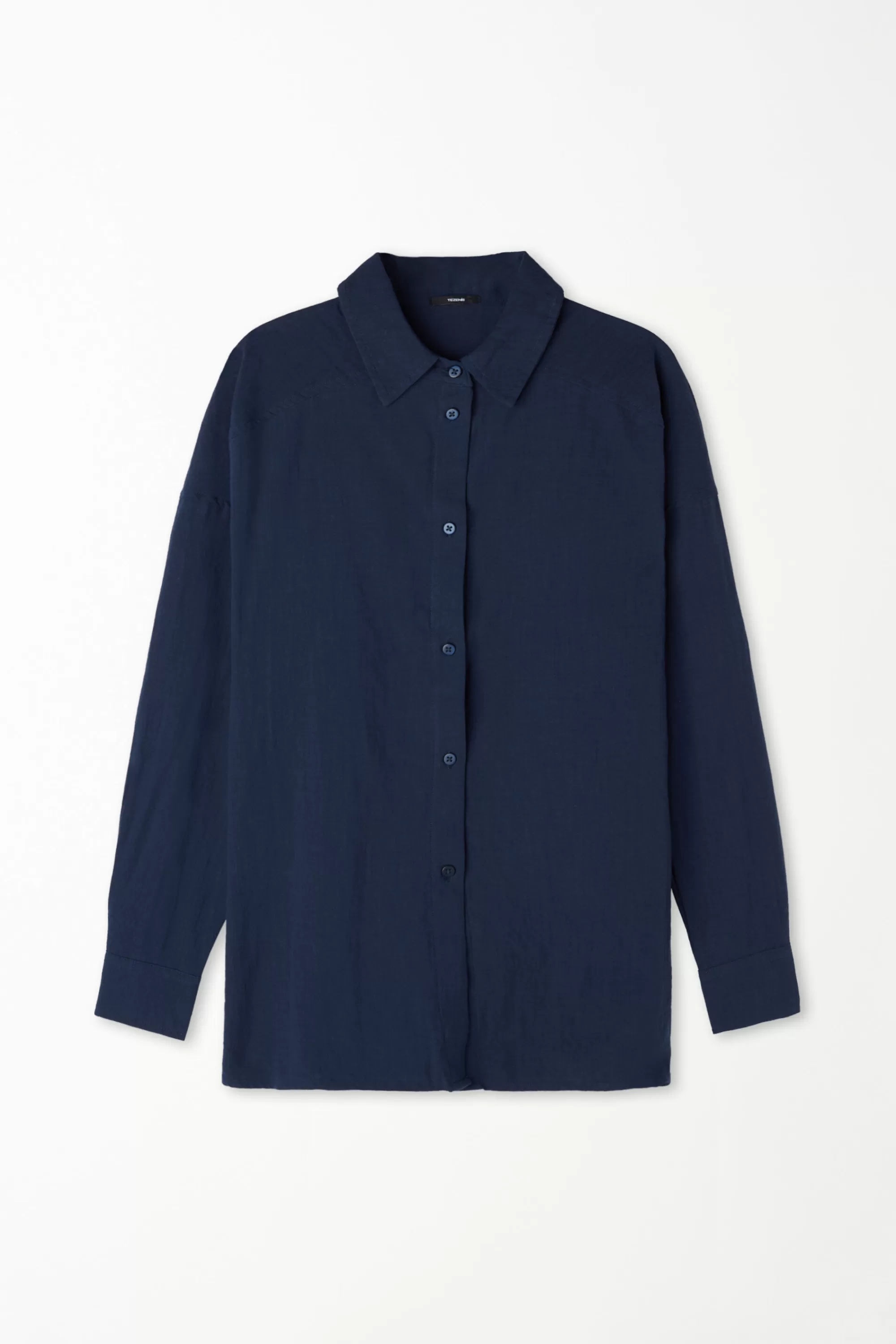 Outlet Camicia Manica Lunga In 100% Cotone Super Leggero - Maglie Maniche Lunghe - Donna | Maglie maniche lunghe