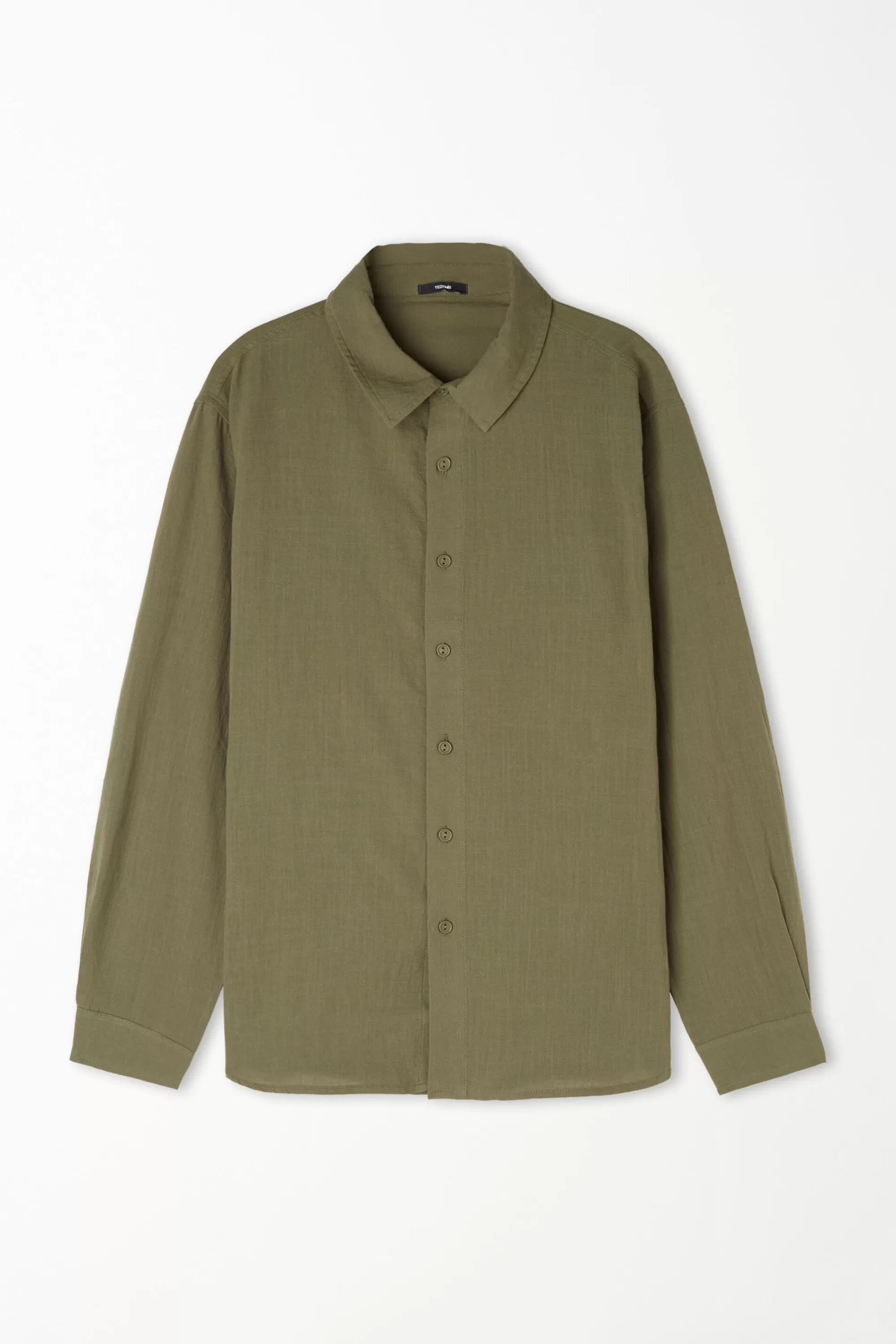 Best Camicia Manica Lunga In 100% Cotone Super Leggero - Maglie Maniche Lunghe - Uomo | Maglie maniche lunghe