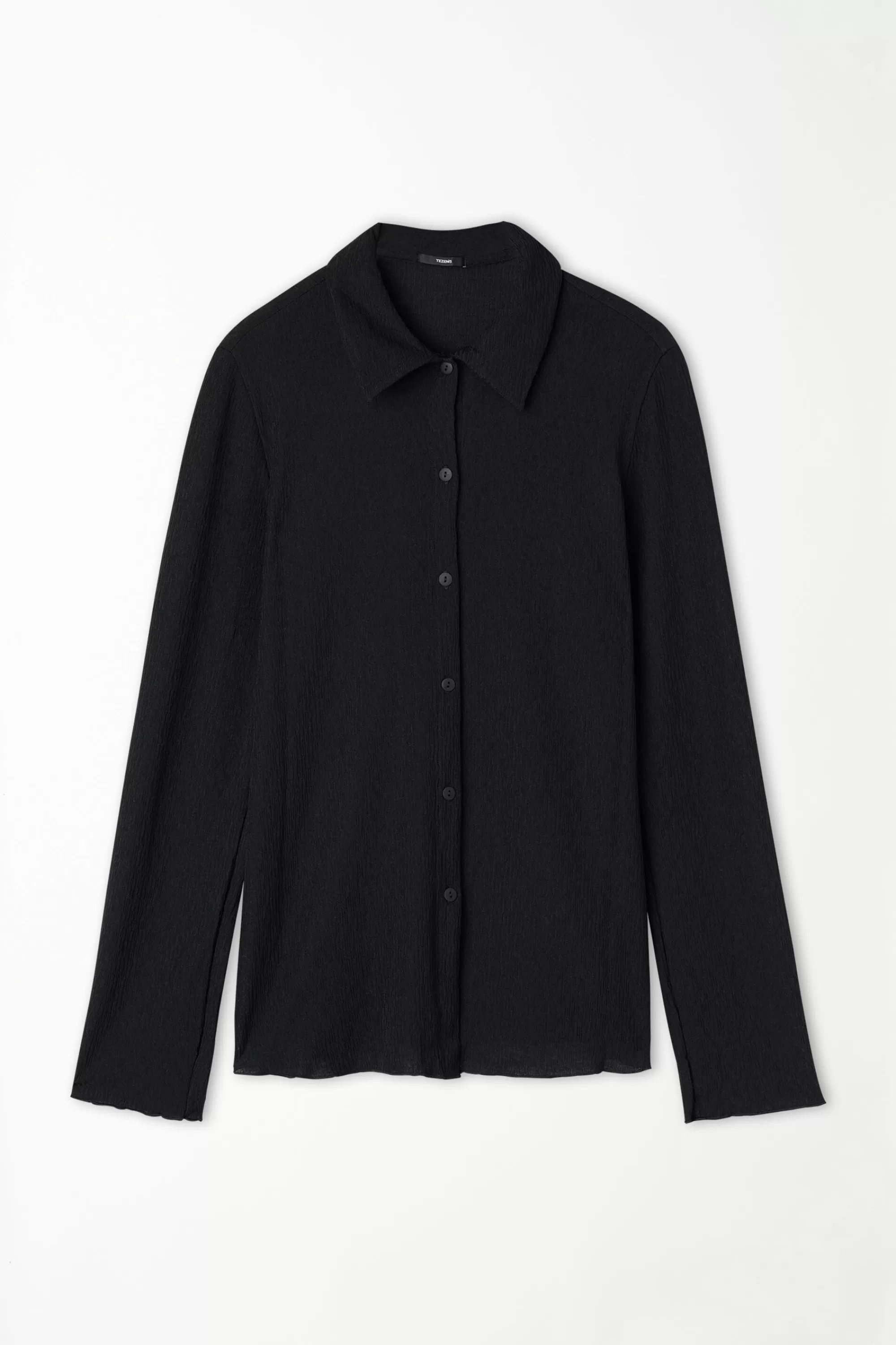 Flash Sale Camicia Manica Lunga In Crepe - Maglie Maniche Lunghe - Donna | Maglie maniche lunghe