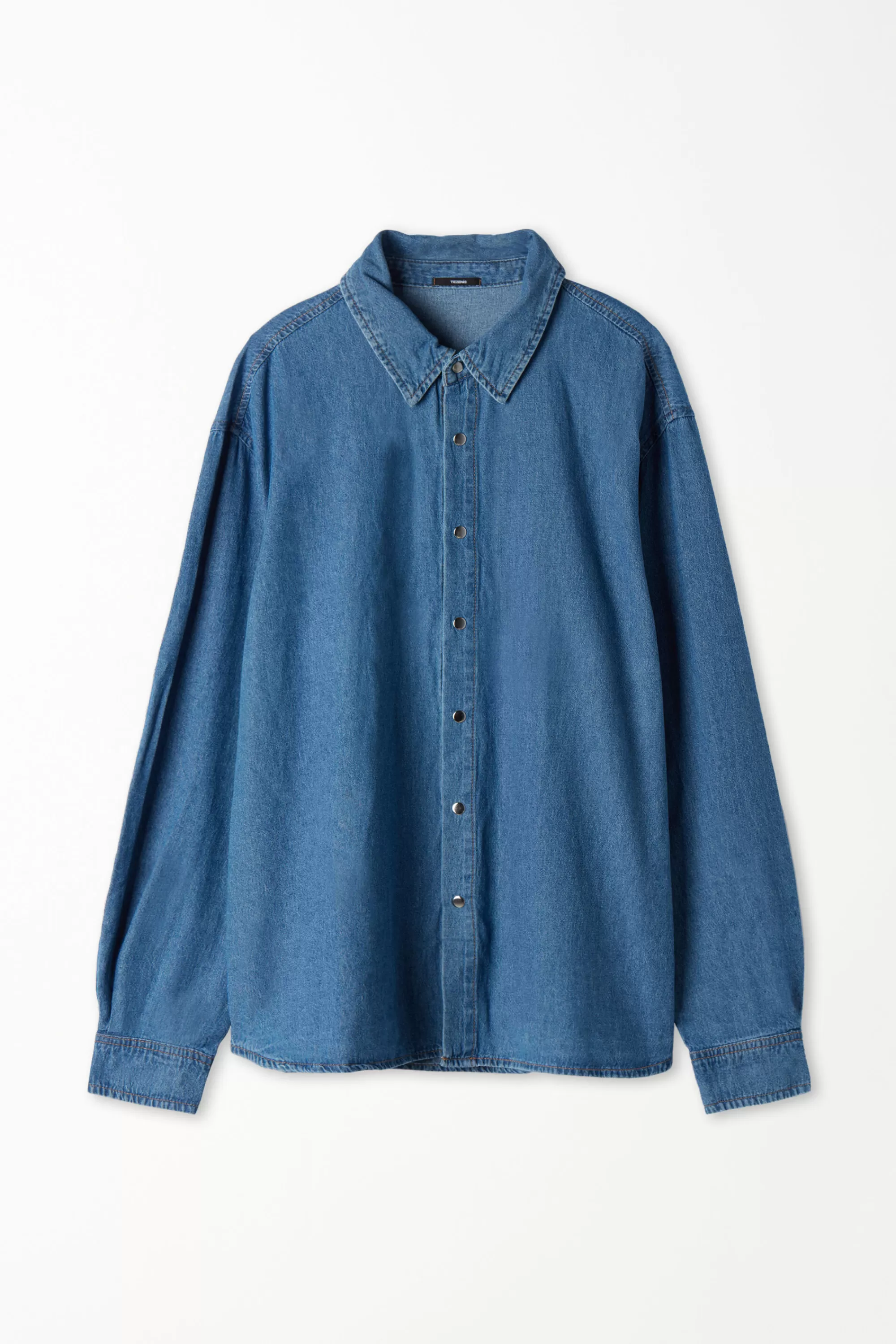 Sale Camicia Manica Lunga In Denim - Maglie Maniche Lunghe - Uomo | Maglie maniche lunghe