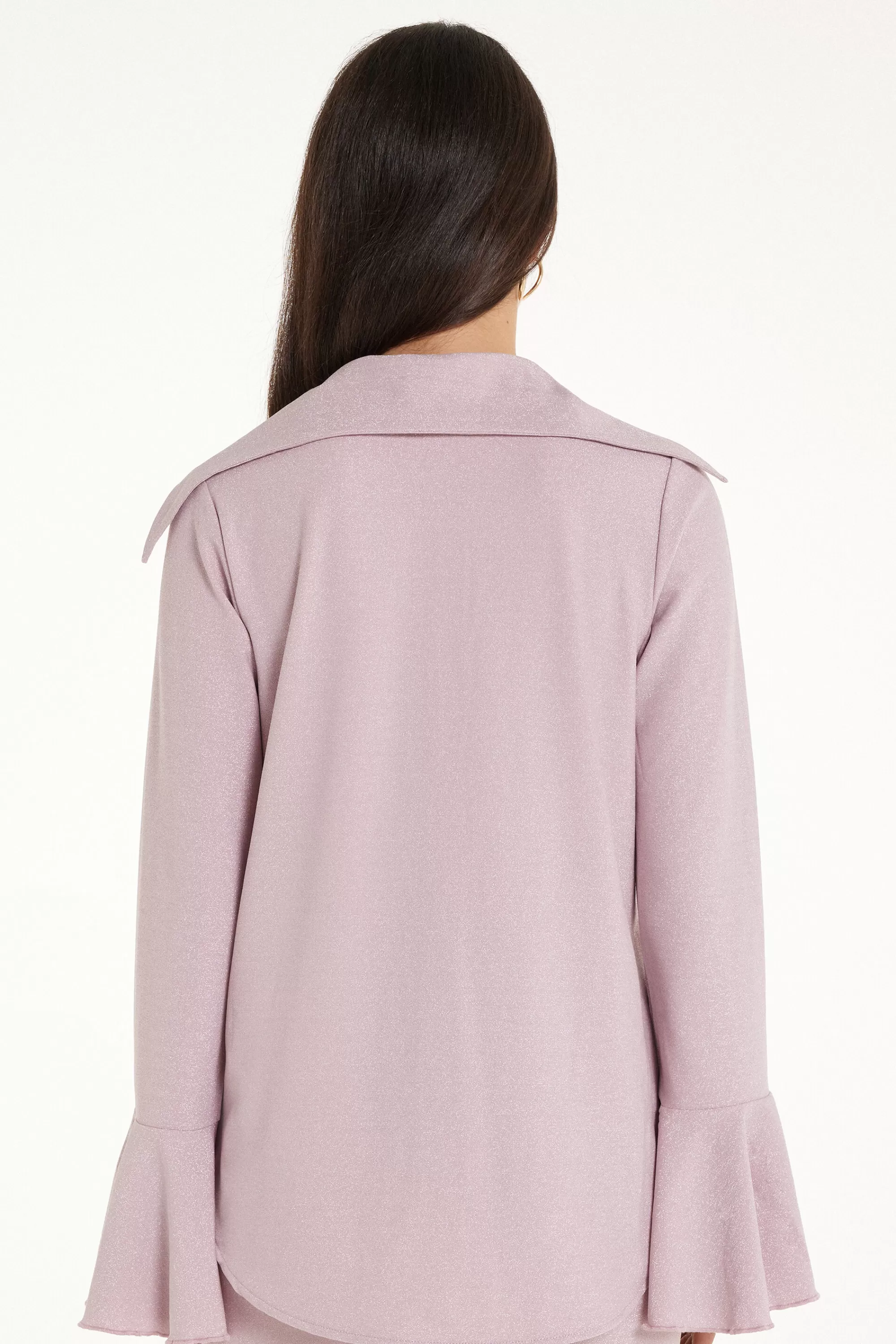 Outlet Camicia Manica Lunga Laminata - Pigiami Combinabili - Donna | Maglie maniche lunghe | Pigiami combinabili