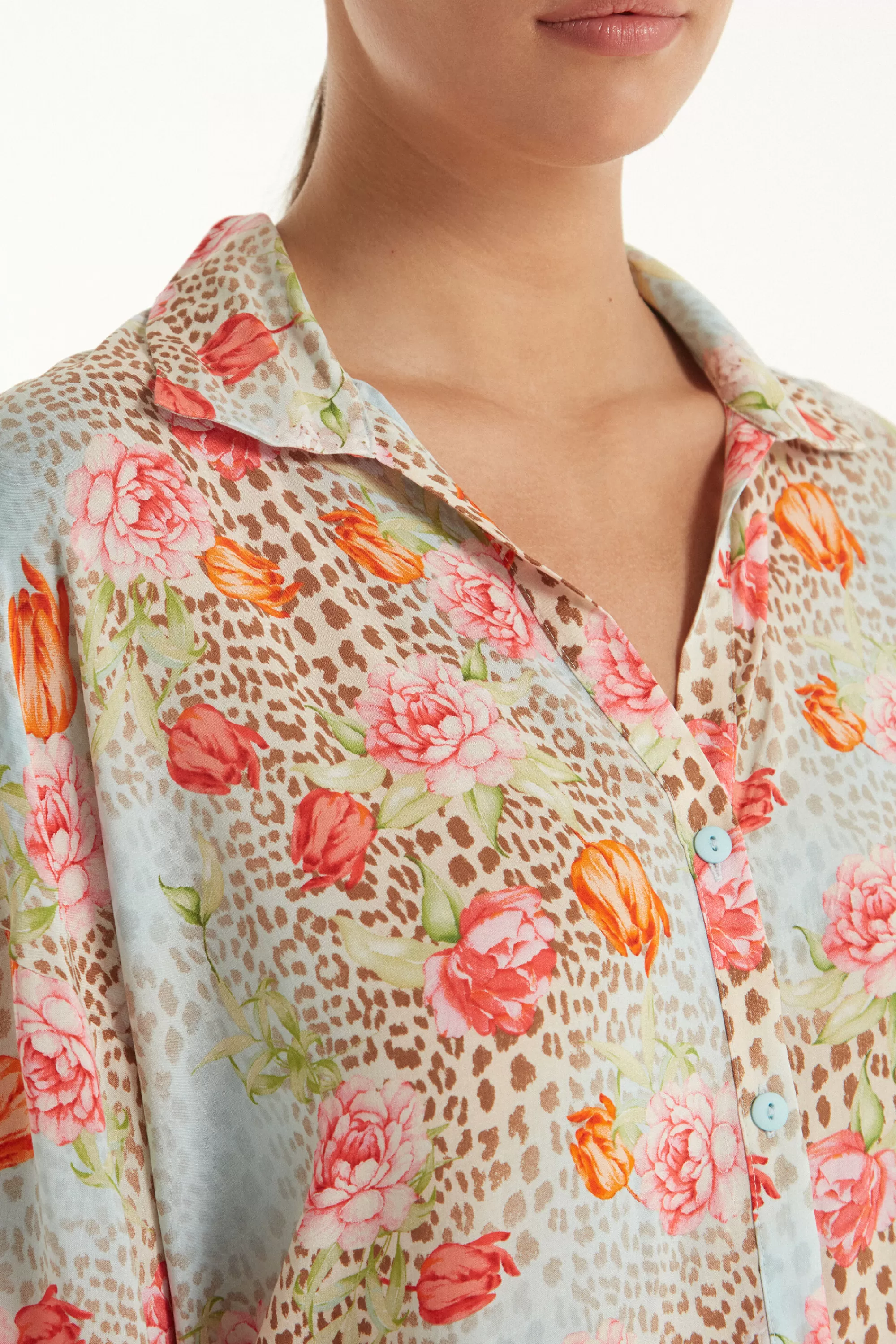 Sale Camicia Mezza Manica Tela - Magliette Maniche Corte - Donna | Magliette maniche corte