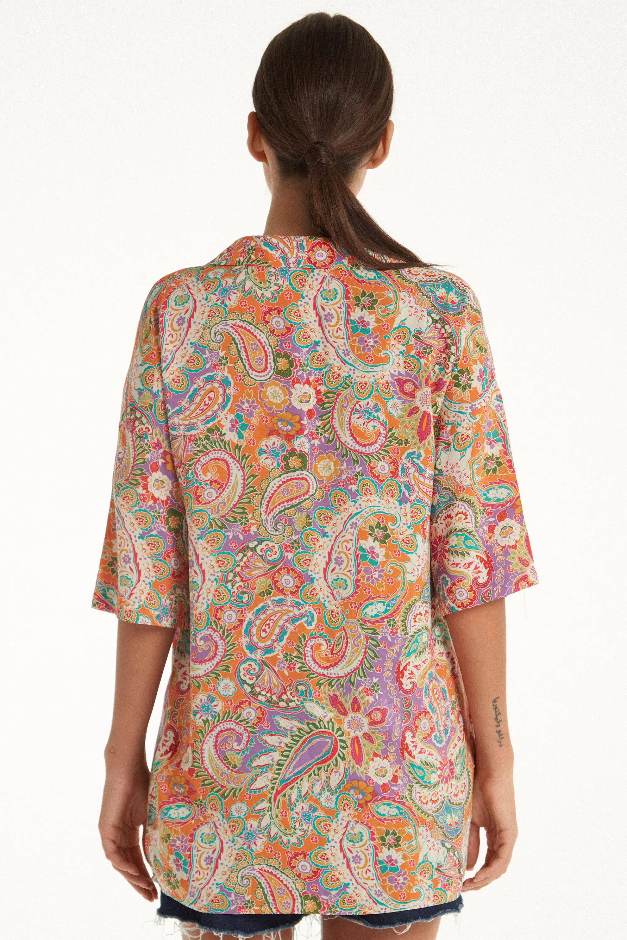 Store Camicia Mezza Manica Tela - Magliette Maniche Corte - Donna | Magliette maniche corte