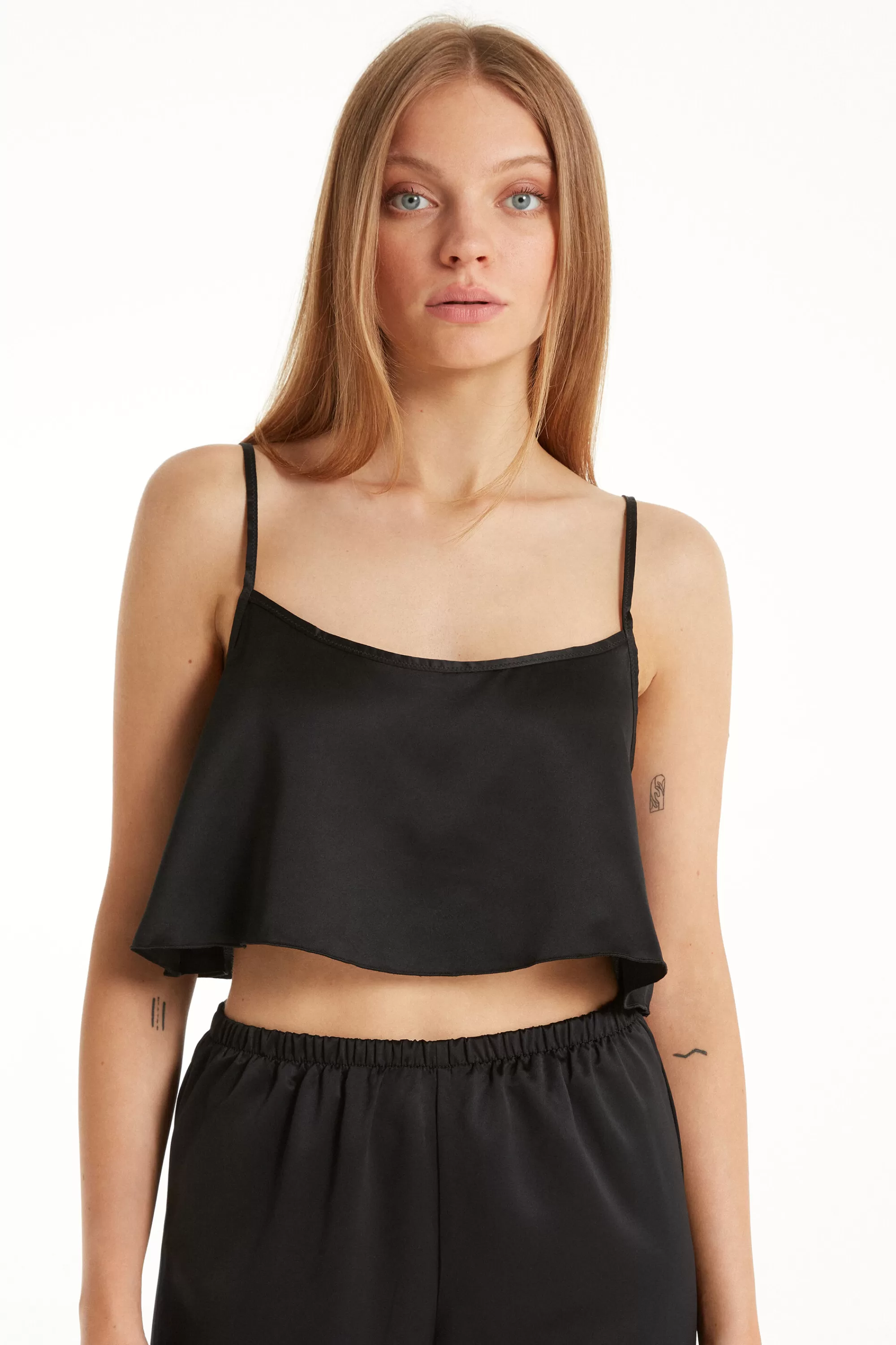 Cheap Canotta Corta Raso Colorful Tulle - Canotte E Top - Donna | Canotte e Top