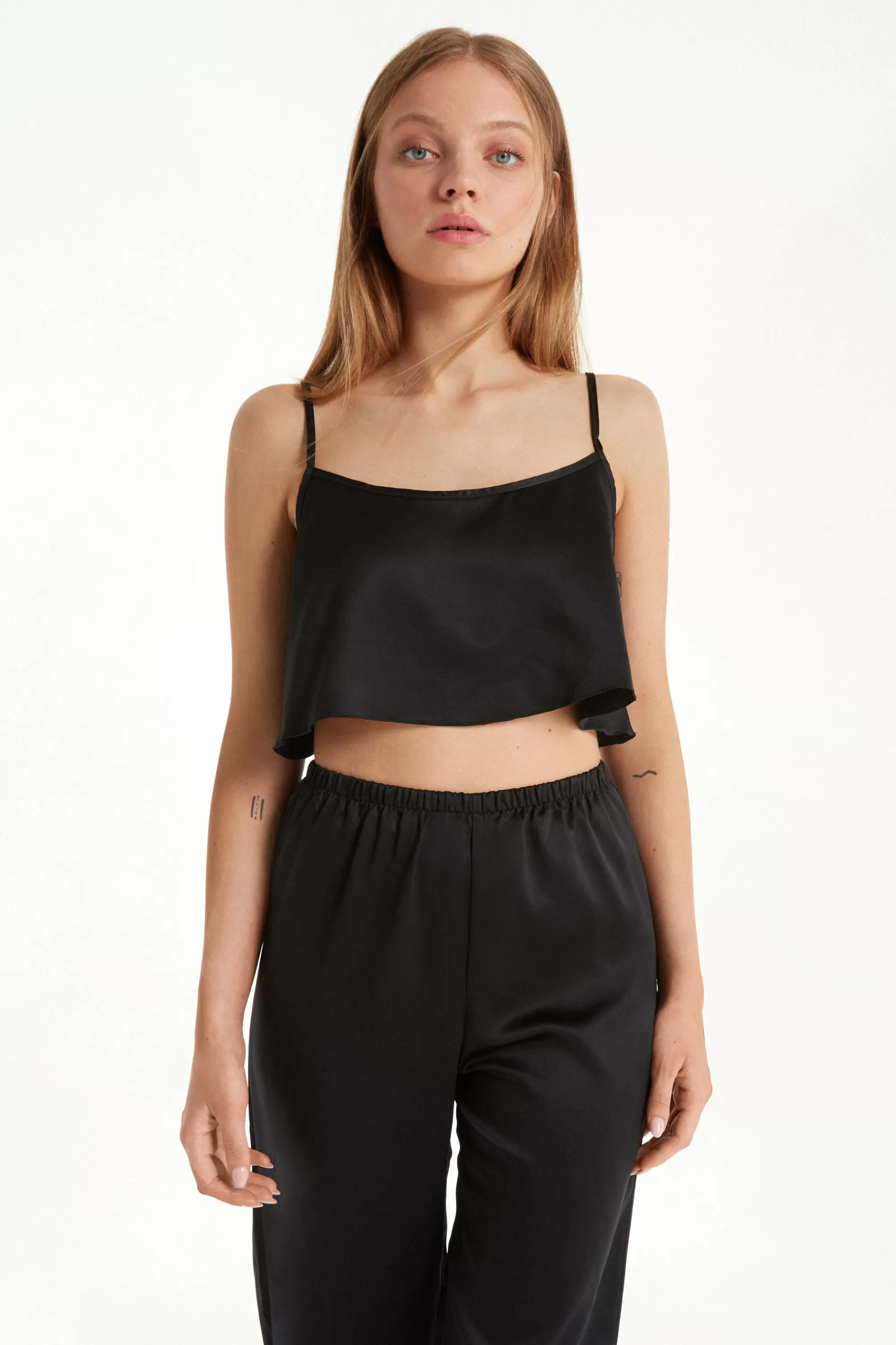 Cheap Canotta Corta Raso Colorful Tulle - Canotte E Top - Donna | Canotte e Top