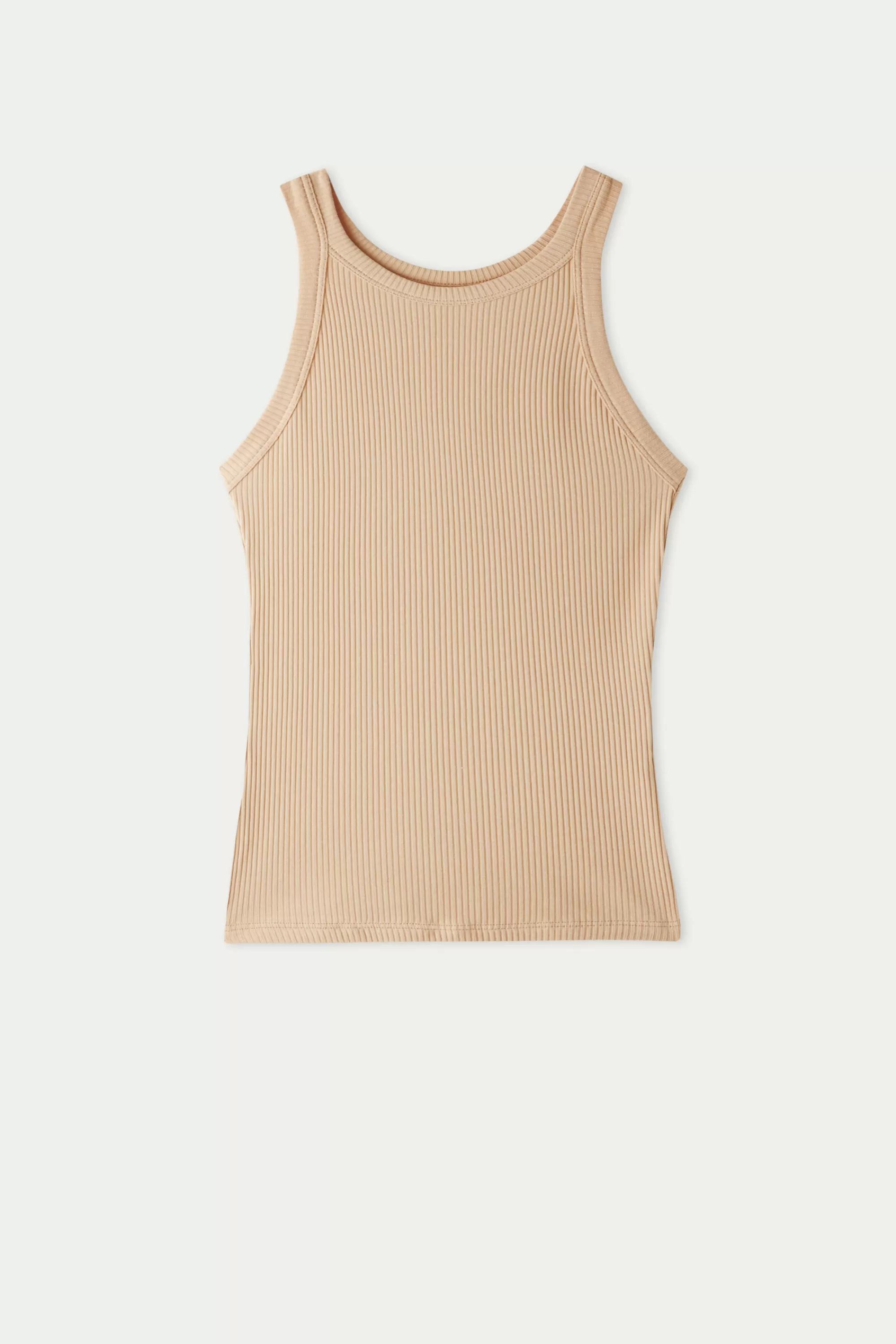 Shop Canotta Cotone Costine Vogatore - Canotte E Top - Donna | Canotte e Top