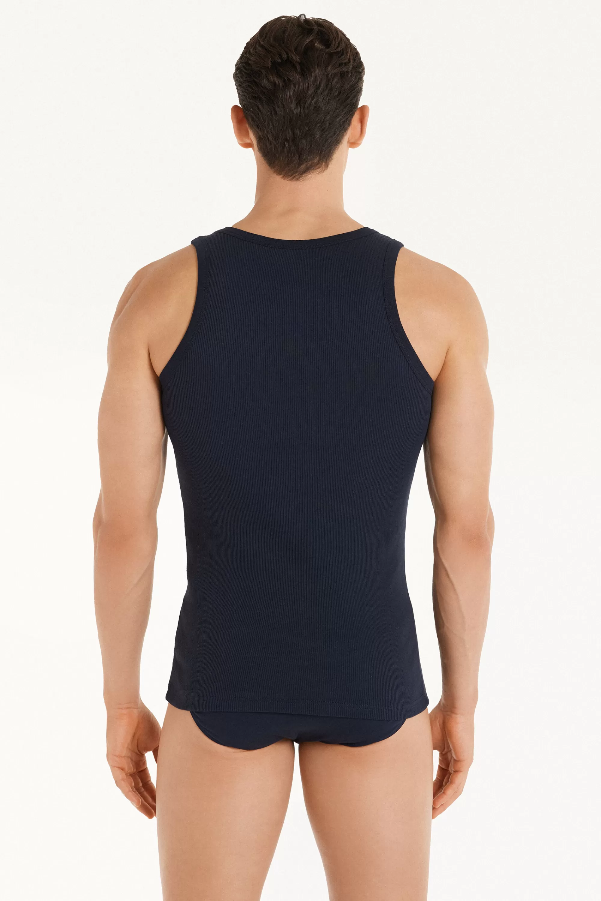 Flash Sale Canotta In Cotone A Costina - Canotte - Uomo | Canotte