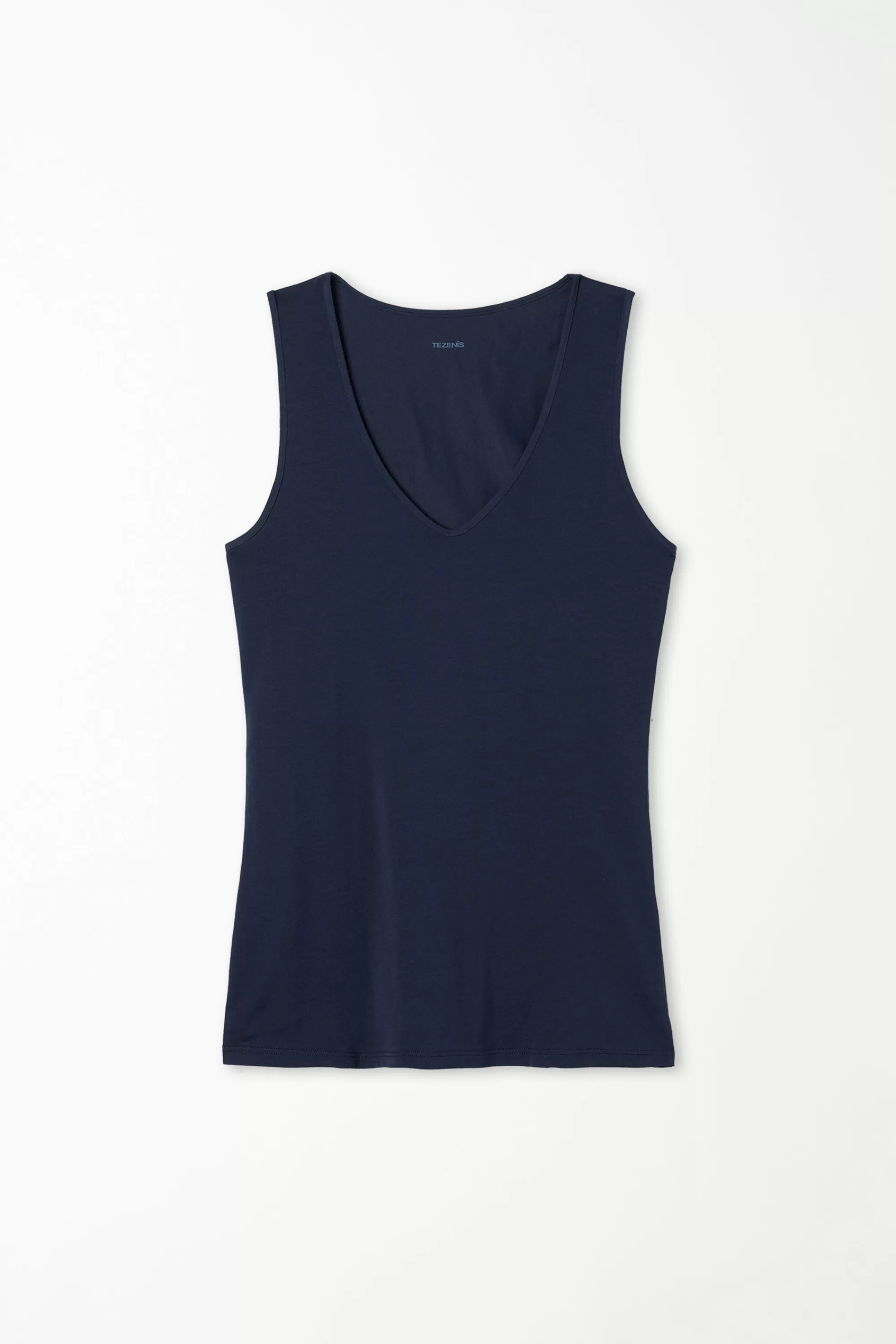 Best Sale Canotta In Cotone Spalla Larga Scollo Stondato - Canotte E Top - Donna | Top e T-shirt | Canotte e Top