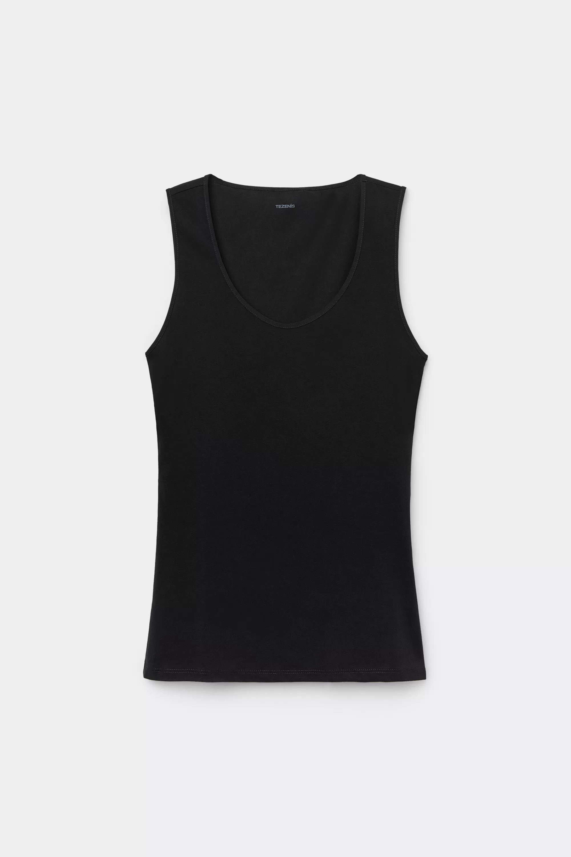 Cheap Canotta In Cotone Spalla Larga Scollo Stondato - Canotte E Top - Donna | Top e T-shirt | Canotte e Top