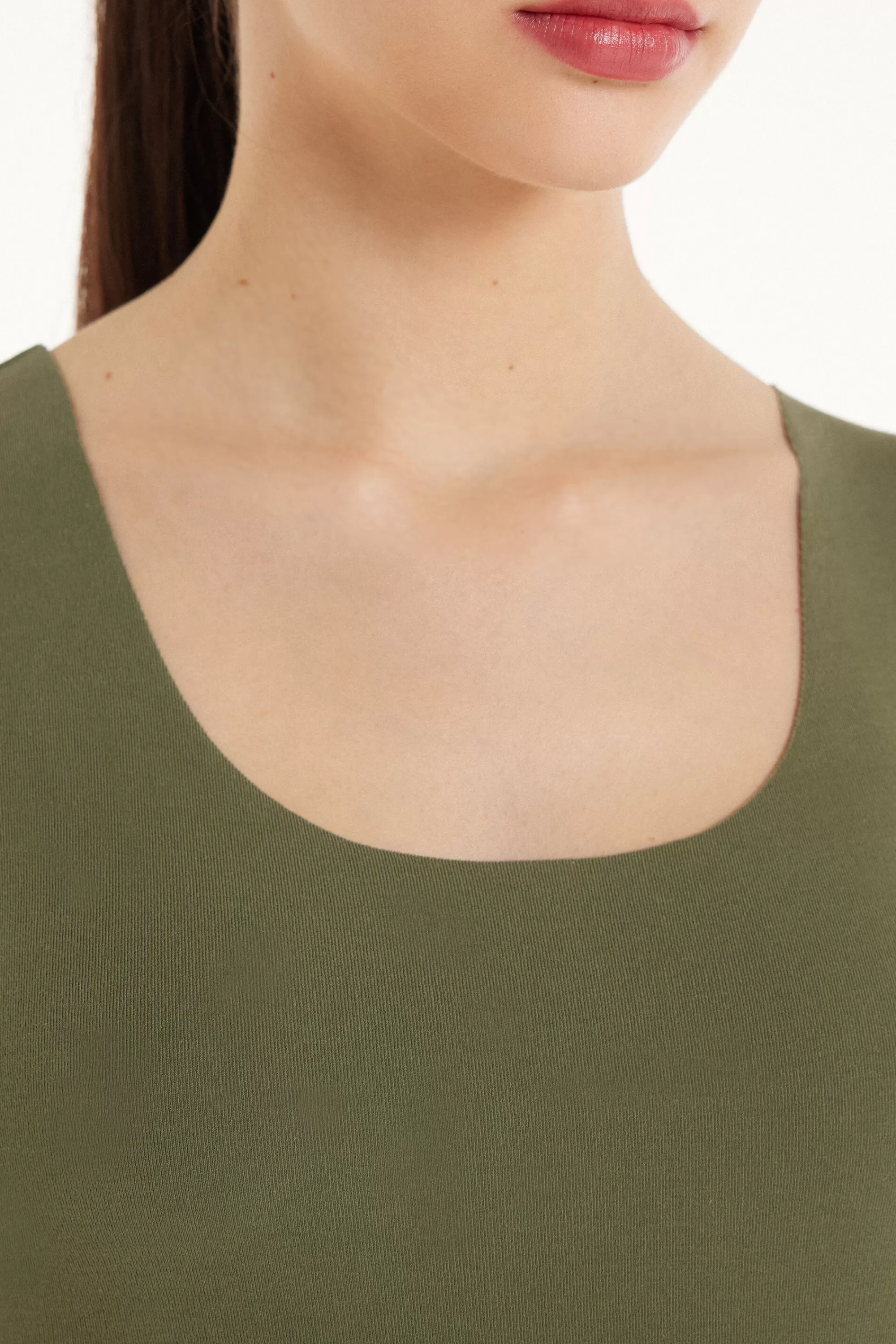 Shop Canotta In Cotone Taglio Vivo - Canotte E Top - Donna | Canotte e Top