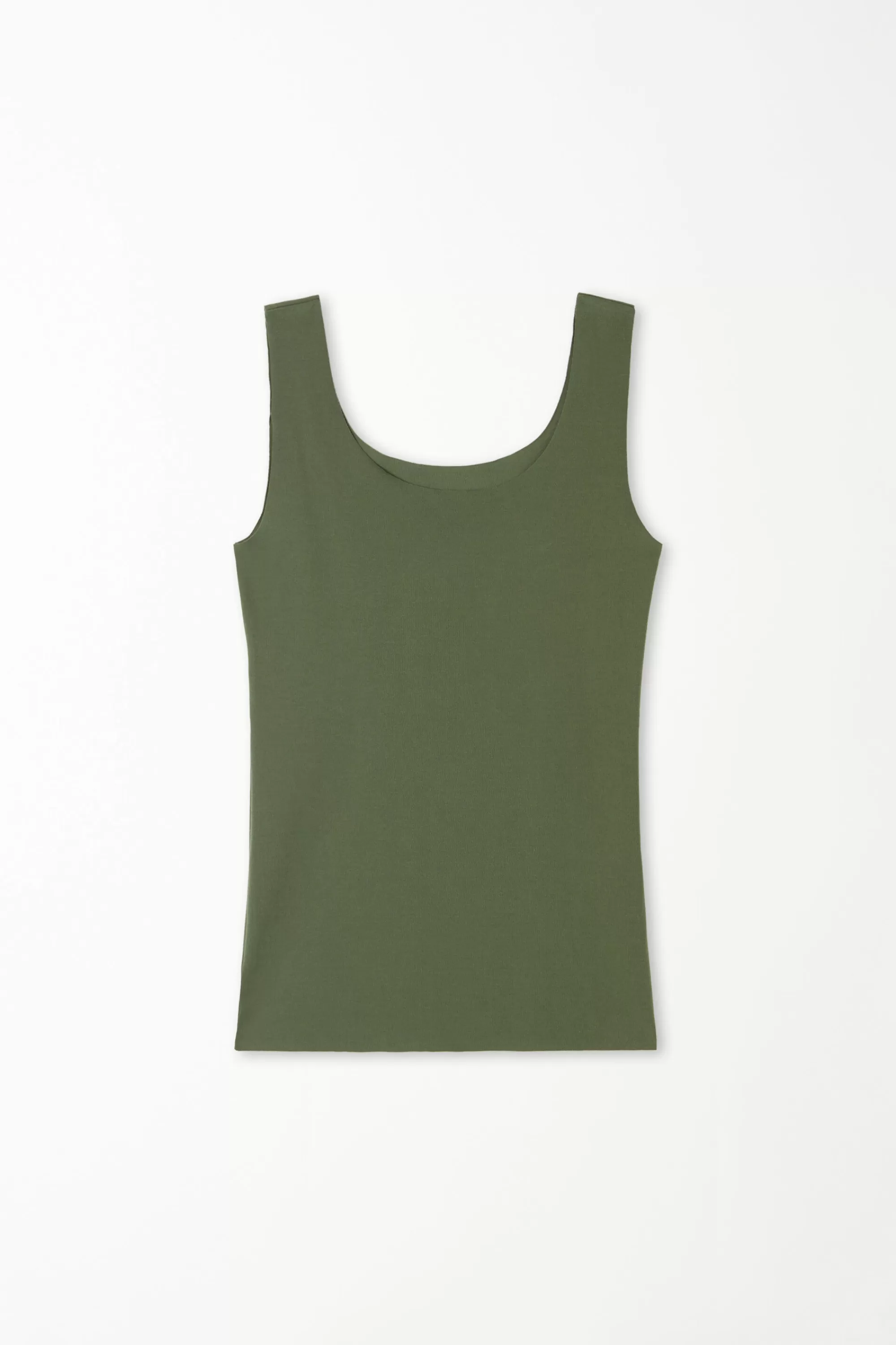 Shop Canotta In Cotone Taglio Vivo - Canotte E Top - Donna | Canotte e Top