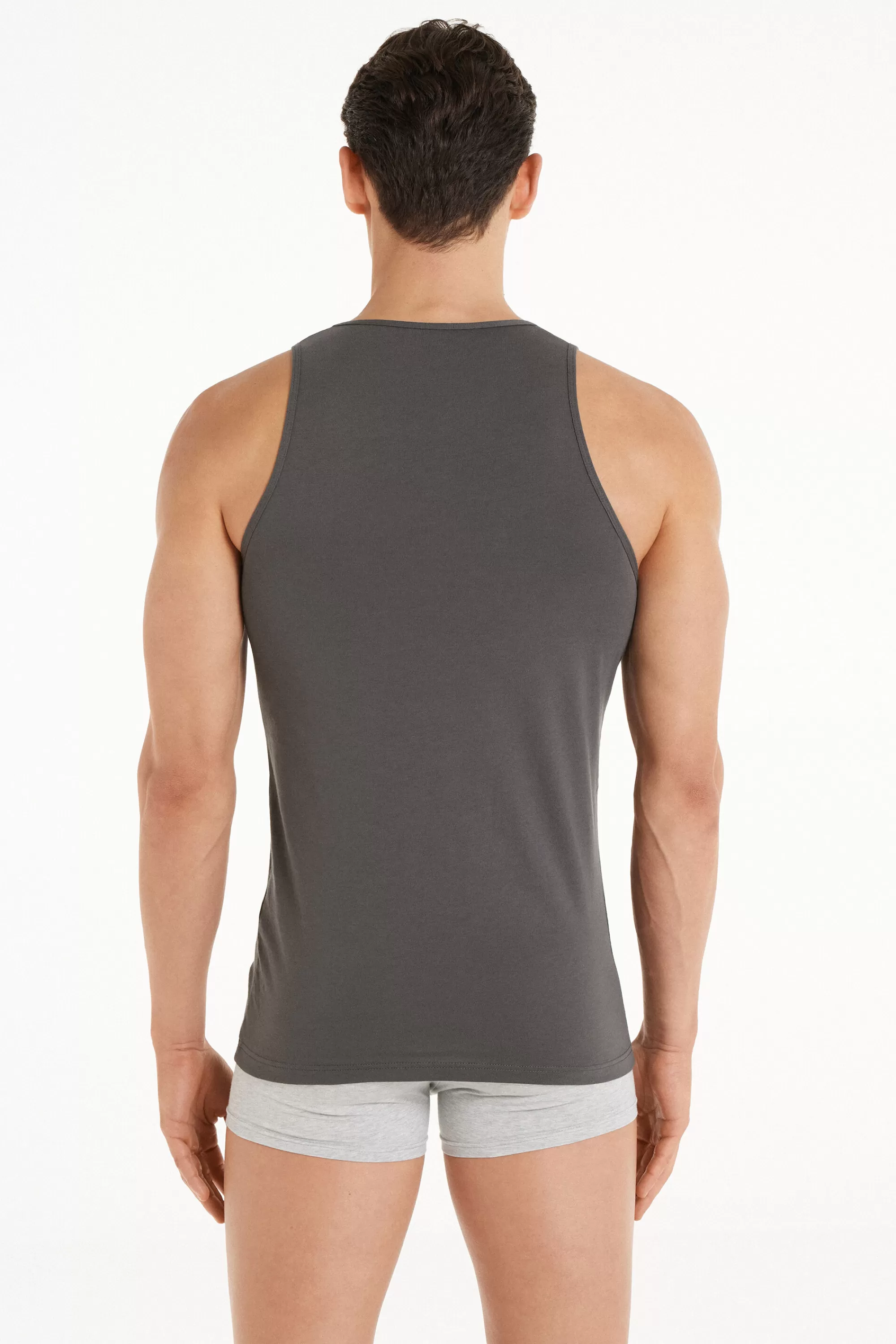 Shop Canotta In Jersey Di Cotone - Canotte - Uomo | Canotte