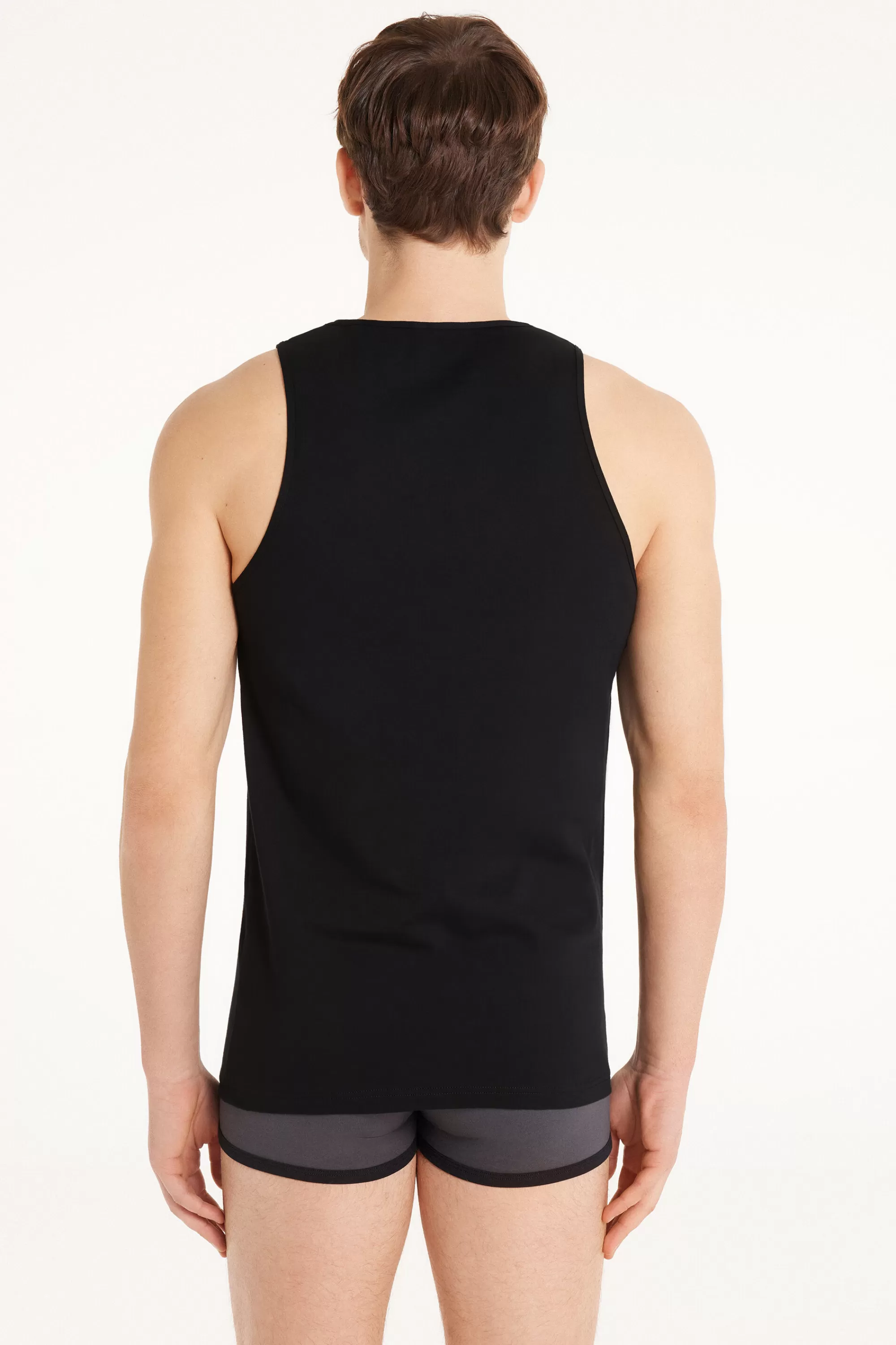 New Canotta In Jersey Di Cotone - Canotte - Uomo | Canotte