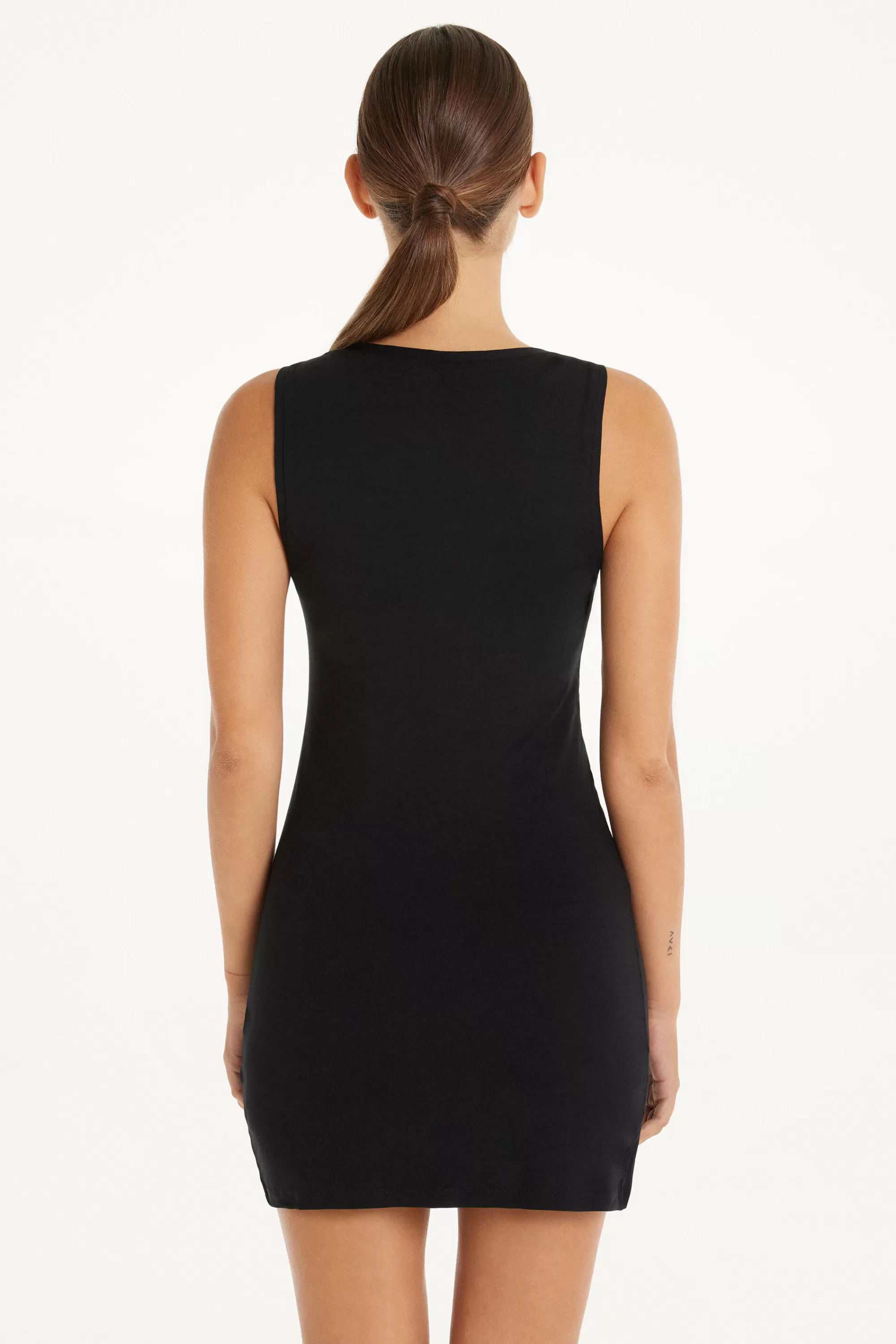 Best Sale Canotta Lunga In Viscosa Riciclata - Canotte E Top - Donna | Canotte e Top