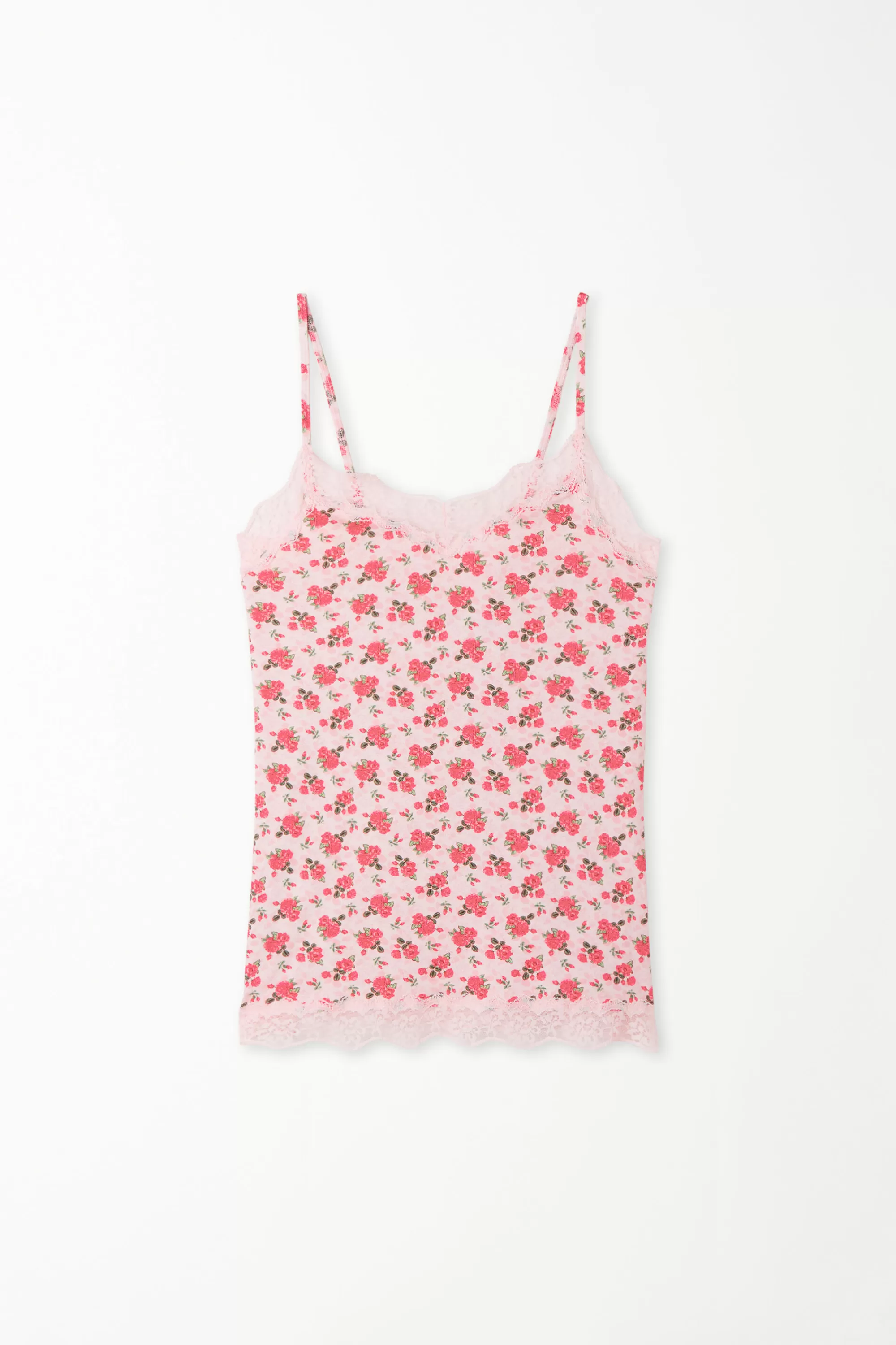 Cheap Canotta Scollo A V Con Inserto In Pizzo - Canotte E Top - Donna | Canotte e Top