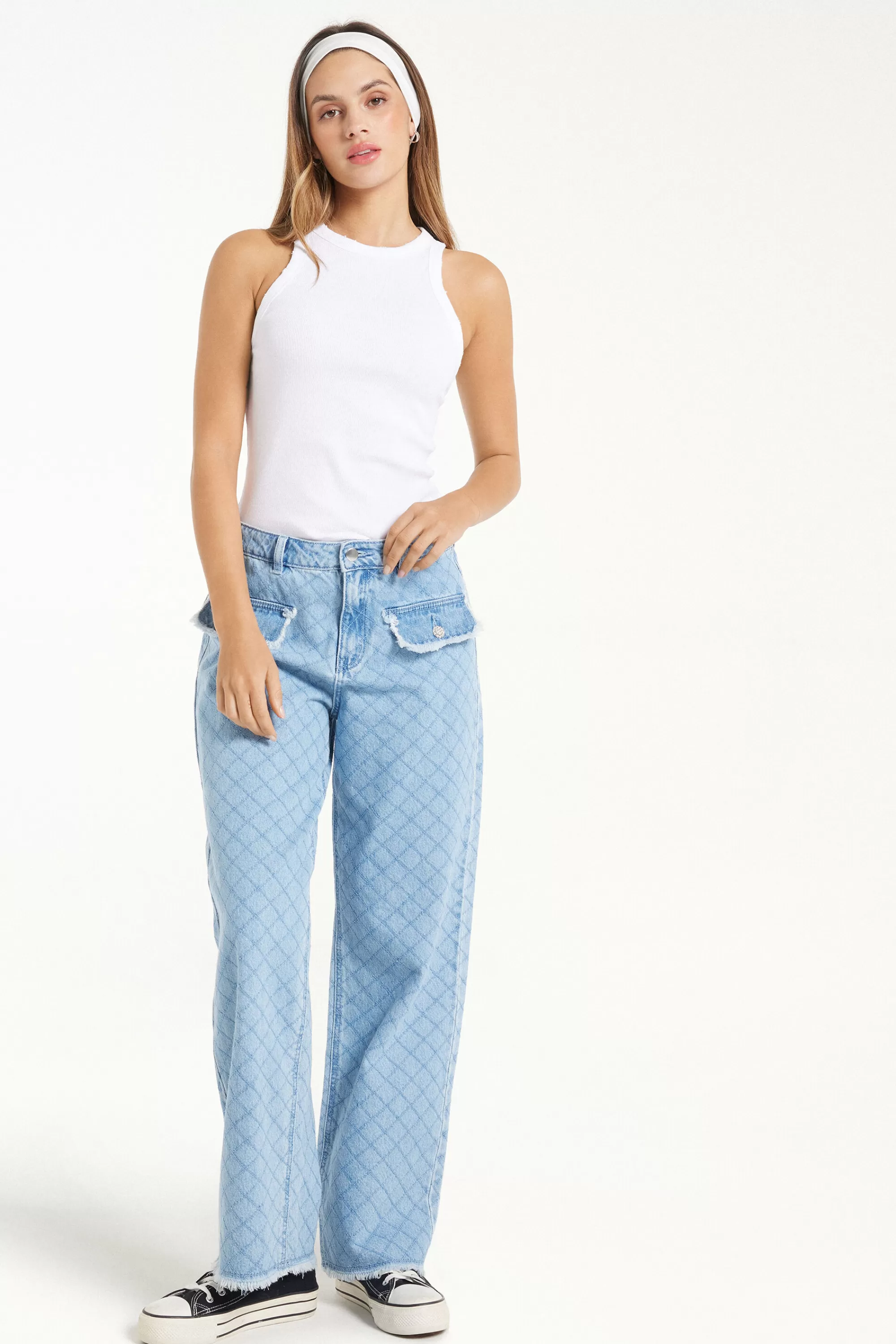 Flash Sale Canotta Scollo Americana A Costine Con Strappi - Canotte E Top - Donna | Top e T-shirt | Canotte e Top