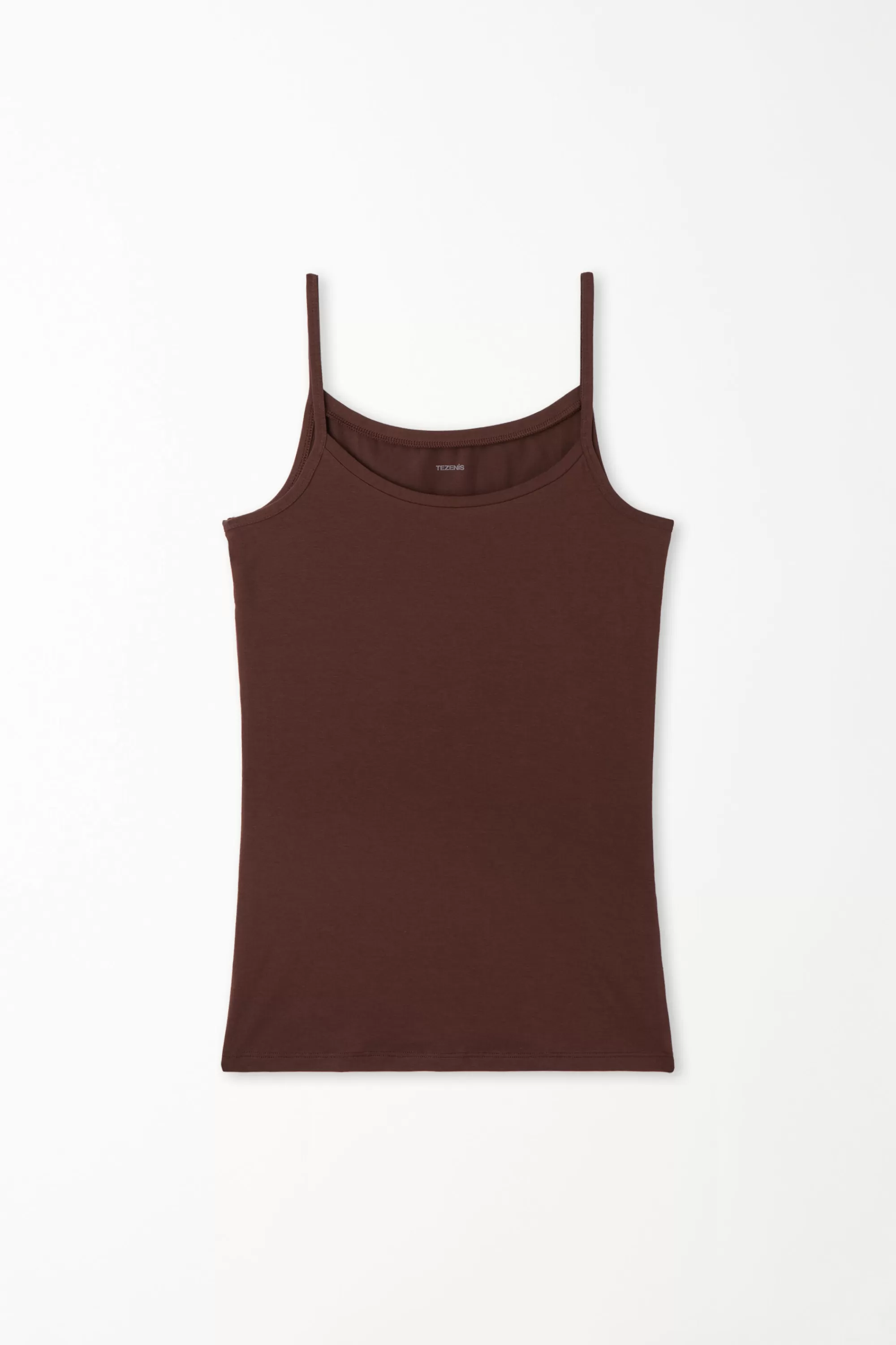 Sale Canotta Scollo Tondo In Cotone Elasticizzato - Canotte E Top - Donna | Canotte e Top