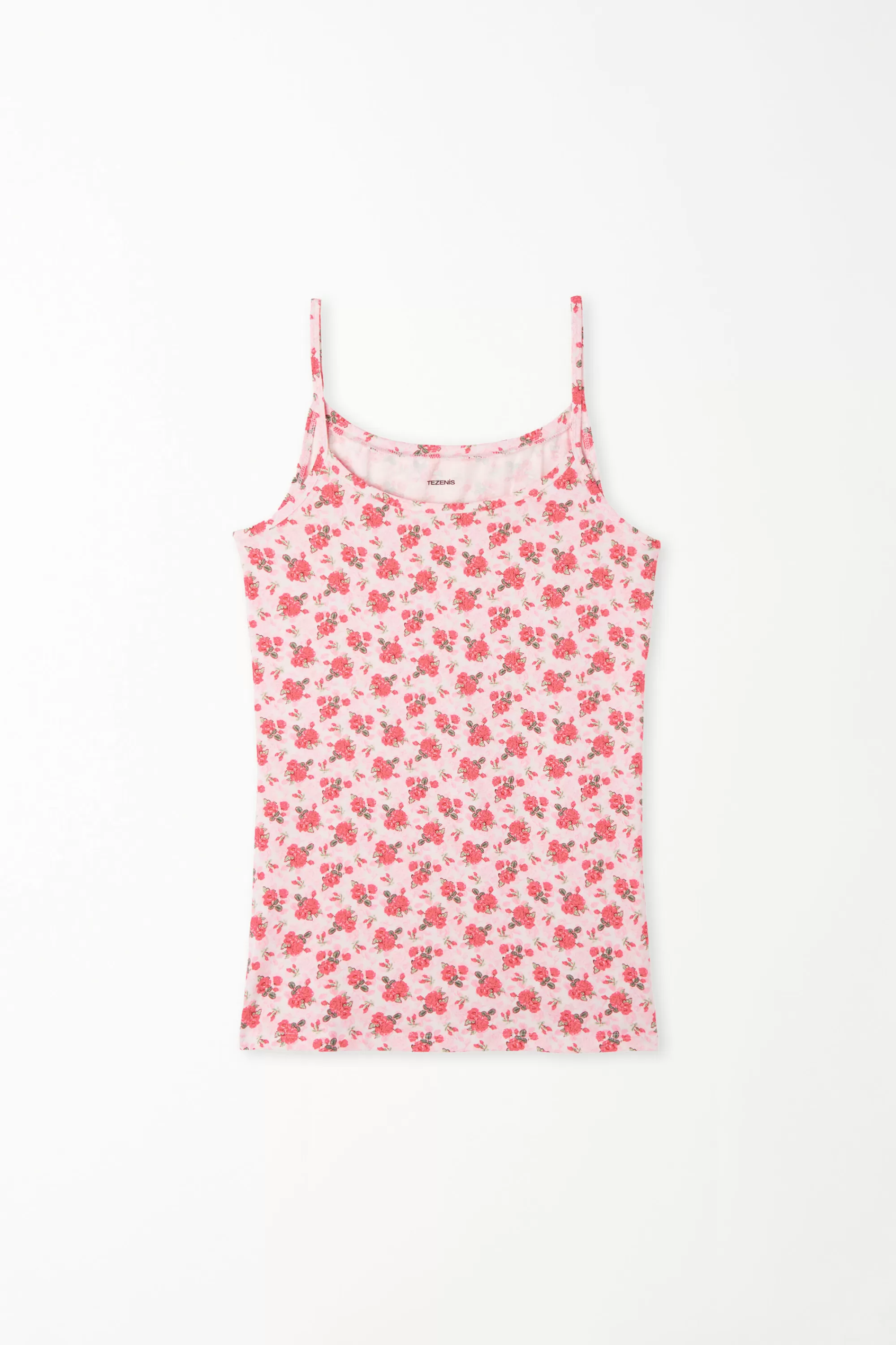 Hot Canotta Scollo Tondo In Cotone Elasticizzato - Canotte E Top - Donna | Canotte e Top