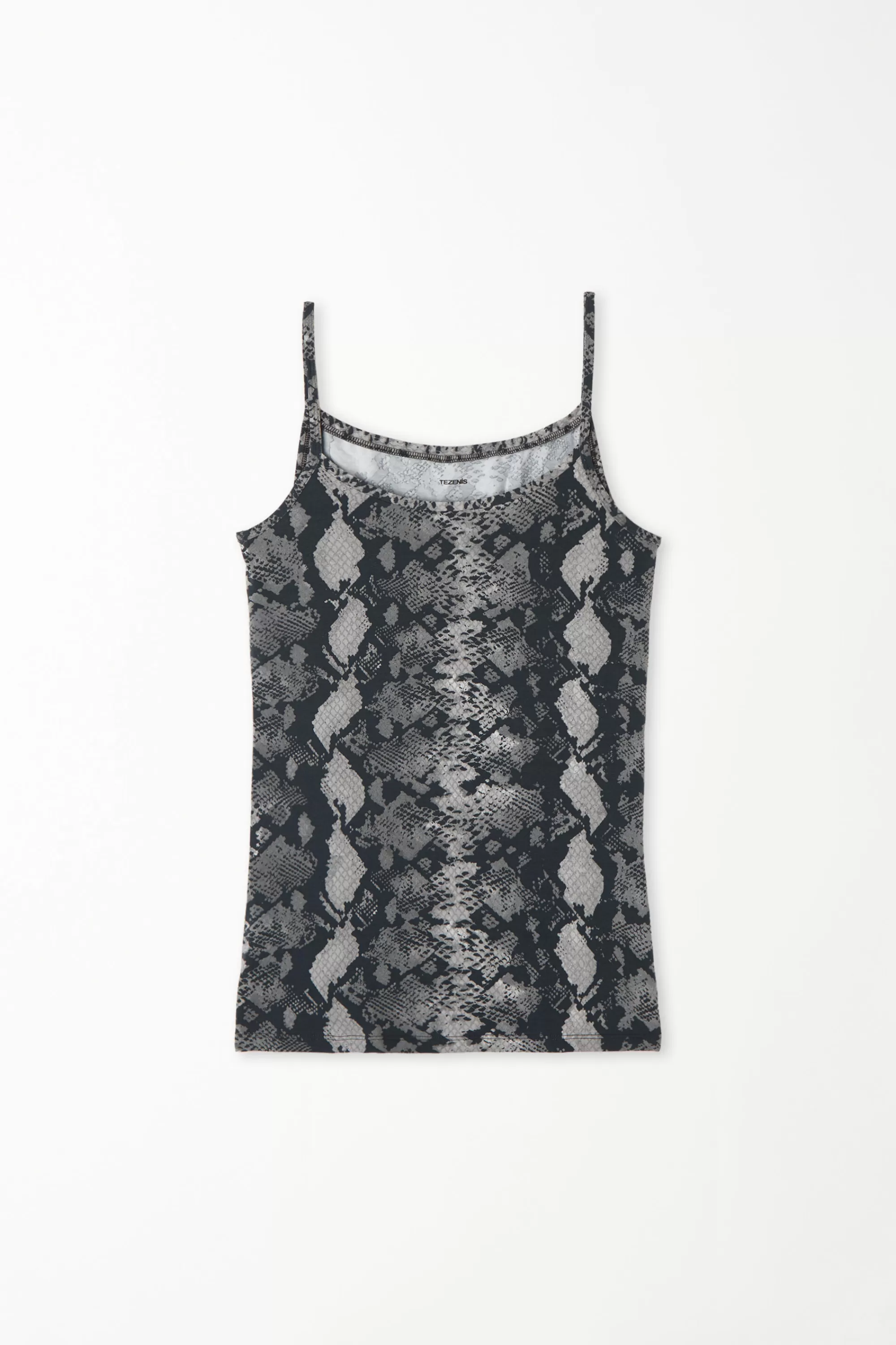 Hot Canotta Scollo Tondo In Cotone Elasticizzato - Canotte E Top - Donna | Canotte e Top