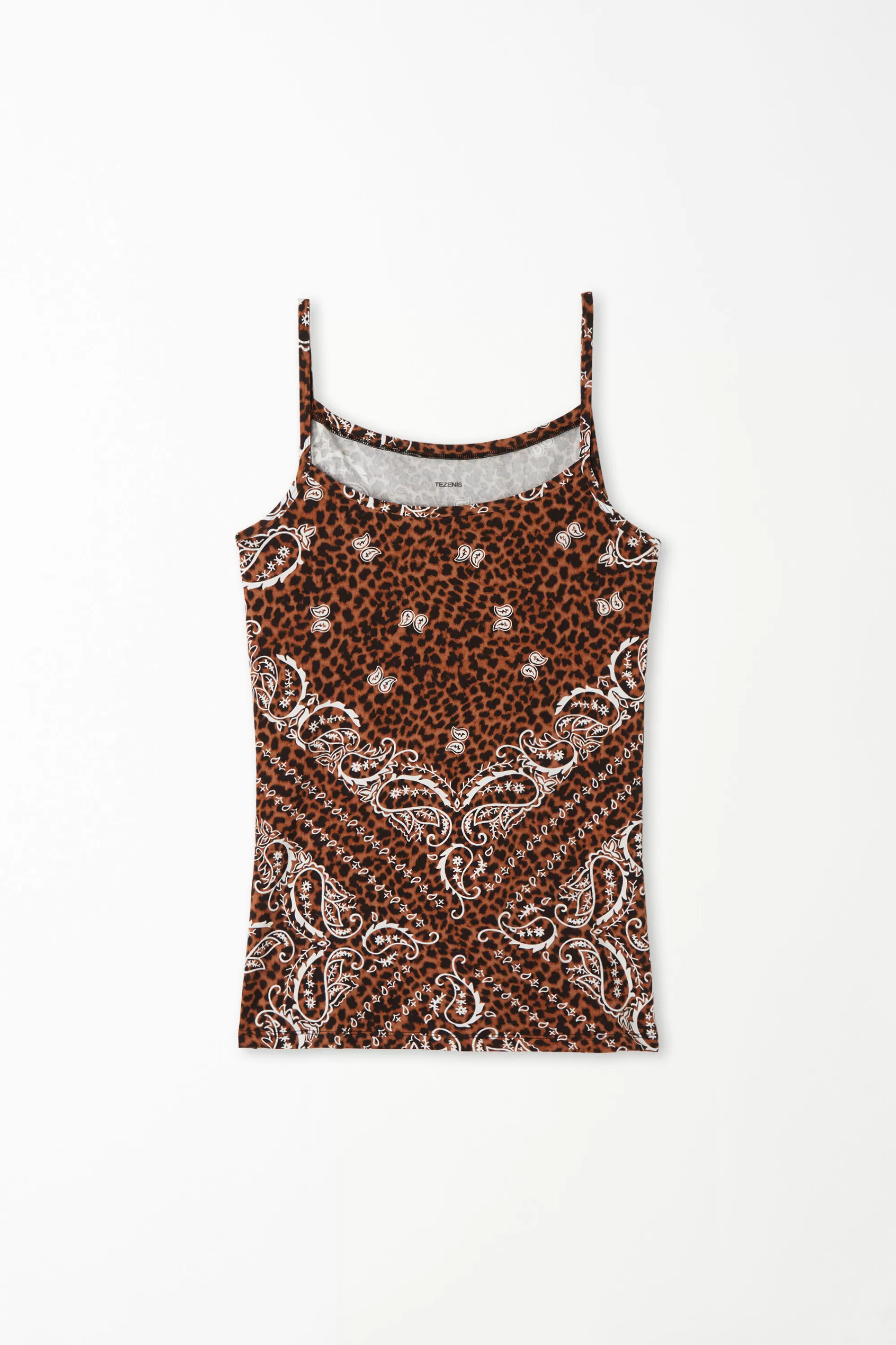 Discount Canotta Scollo Tondo In Cotone Elasticizzato - Canotte E Top - Donna | Canotte e Top
