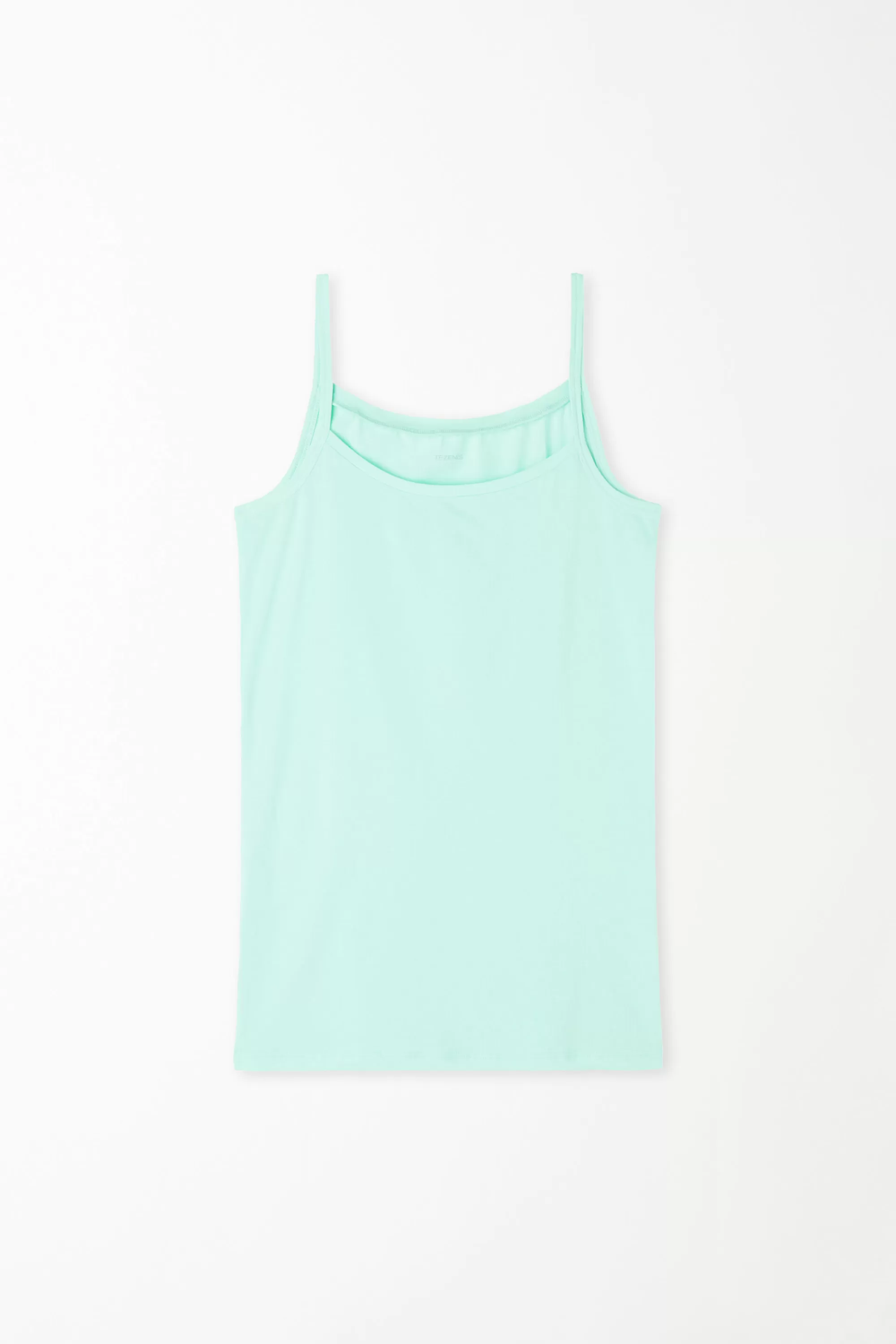 Outlet Canotta Scollo Tondo In Cotone Elasticizzato - Canotte E Top - Donna | Canotte e Top