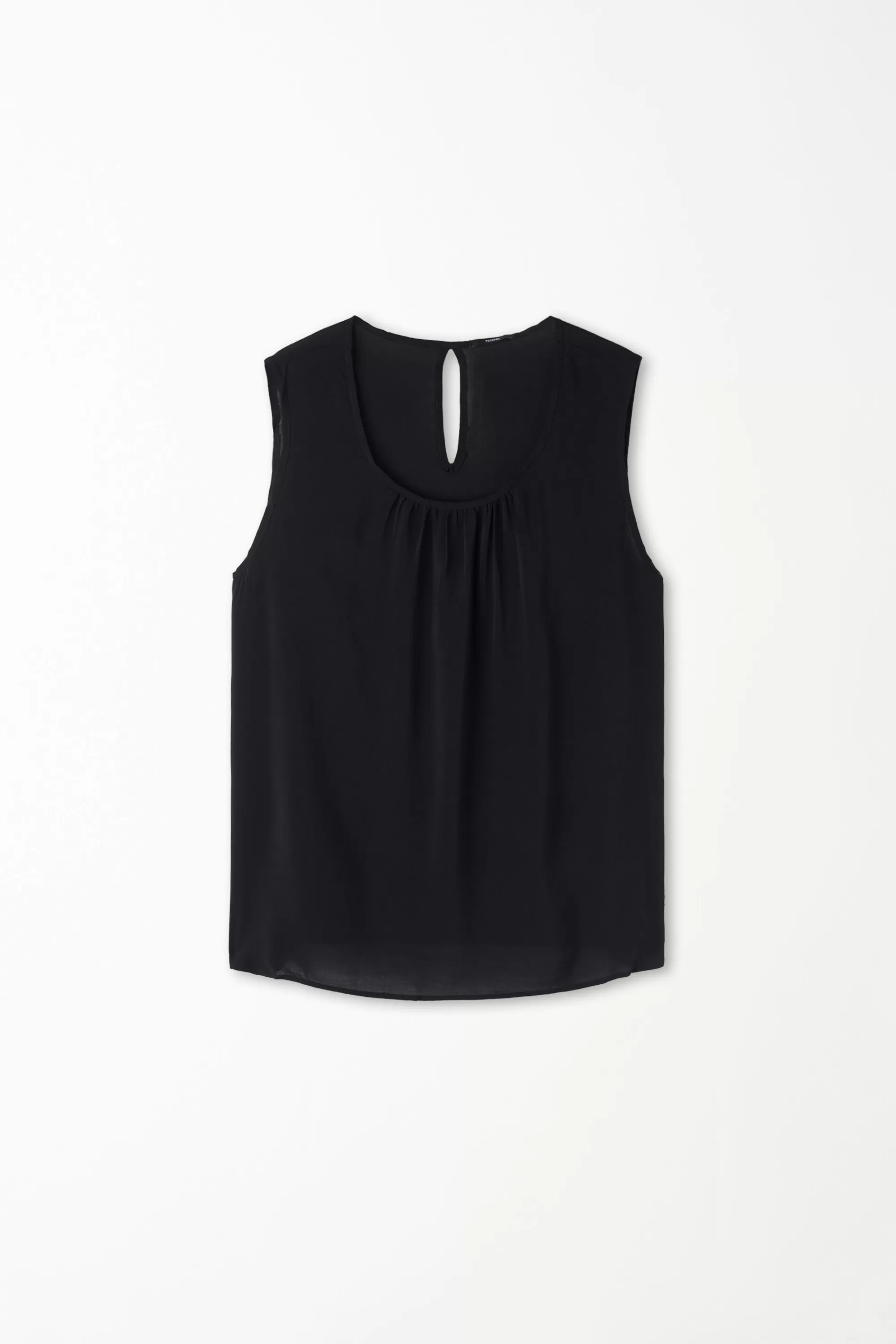 Outlet Canotta Spalla Larga In Tela Di Viscosa - Canotte E Top - Donna | Canotte e Top