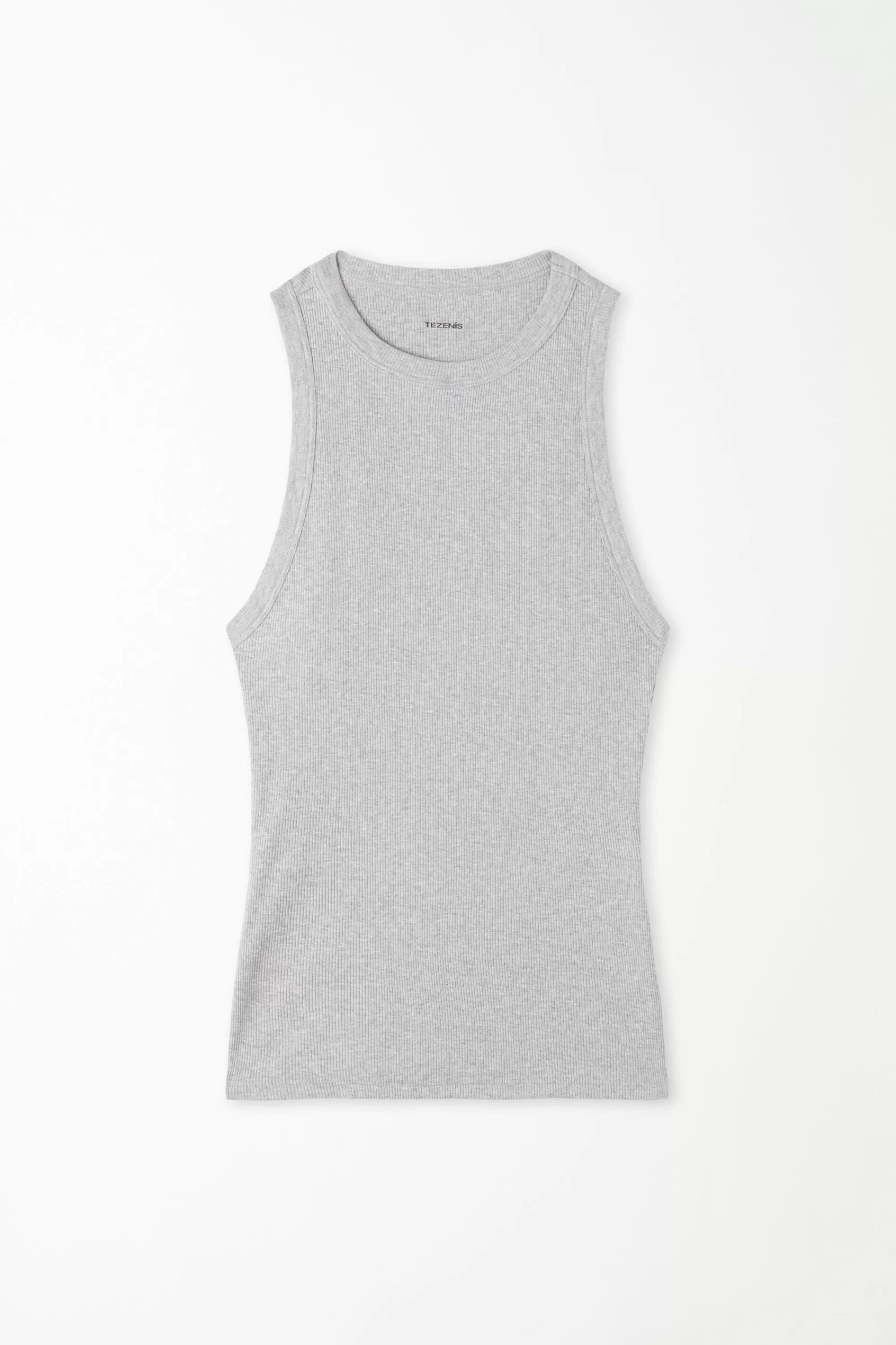 Store Canotta Spalla Vogatore Cotone A Costine - Canotte E Top - Donna | Canotte e Top