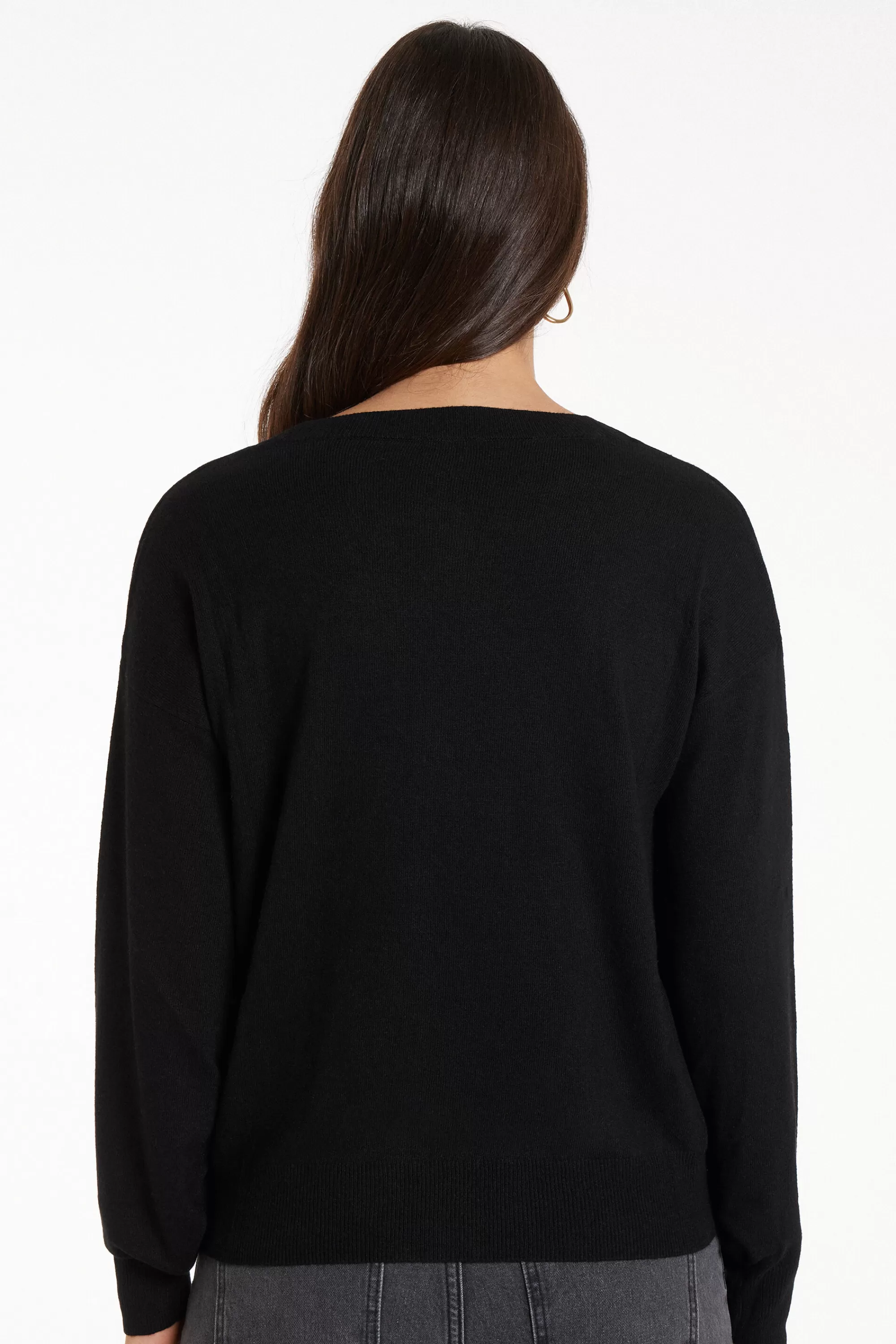 Online Cardigan Manica Lunga Con Bottoni E Lana - Cardigan E Maglioni - Donna | Maglioncini lana | Cardigan e Maglioni