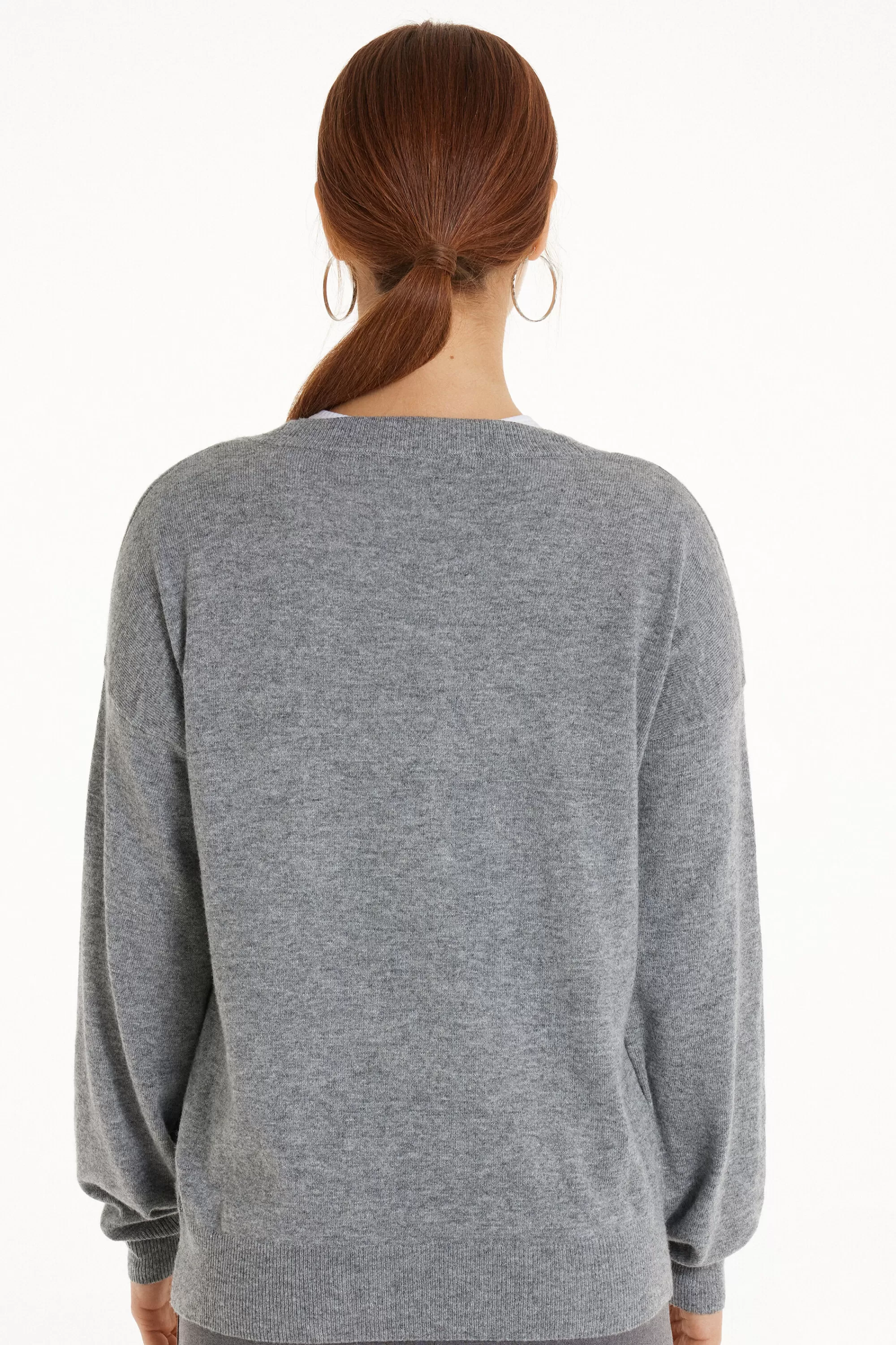 Best Cardigan Manica Lunga Con Bottoni E Lana - Cardigan E Maglioni - Donna | Maglioncini lana | Cardigan e Maglioni