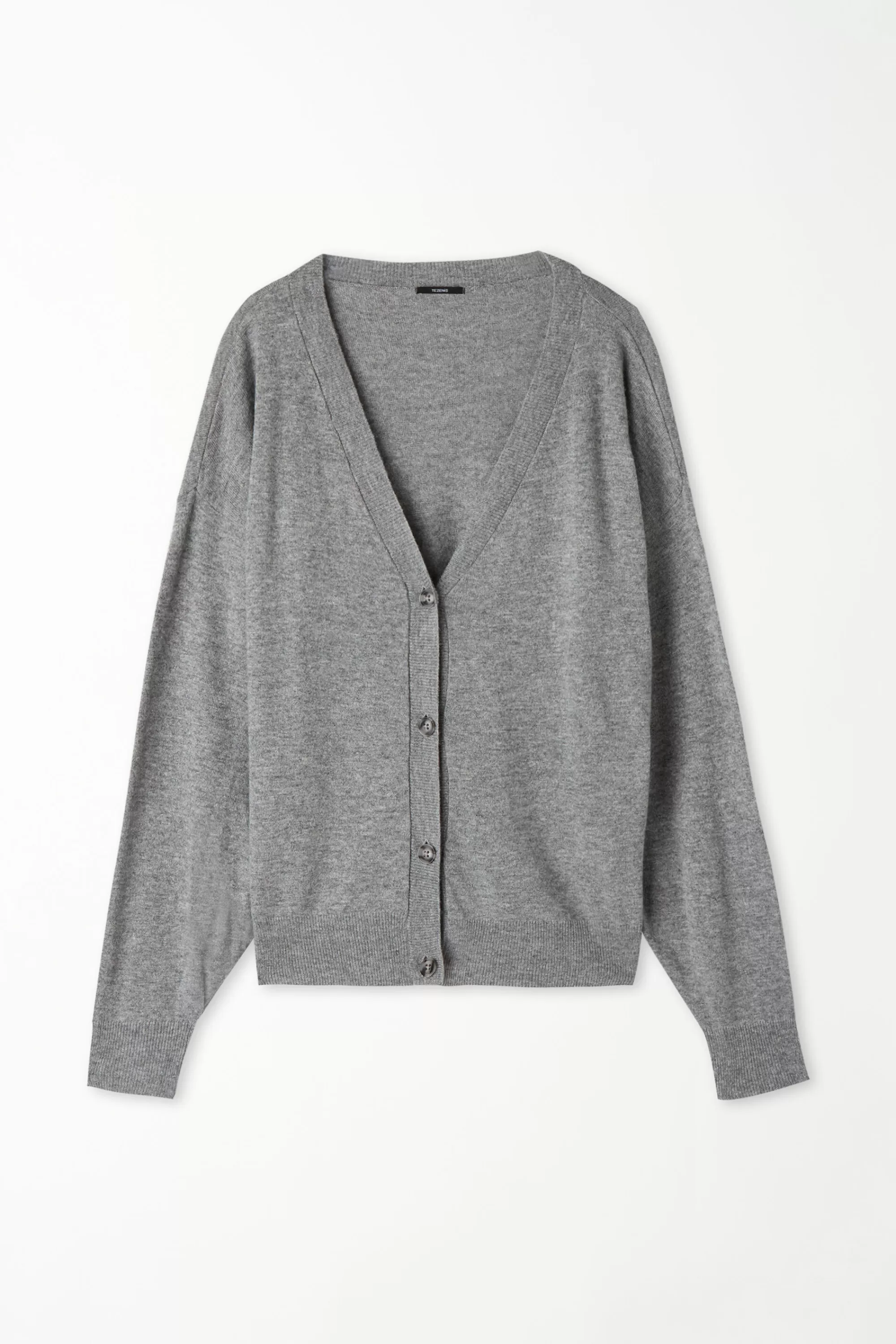 Best Cardigan Manica Lunga Con Bottoni E Lana - Cardigan E Maglioni - Donna | Maglioncini lana | Cardigan e Maglioni
