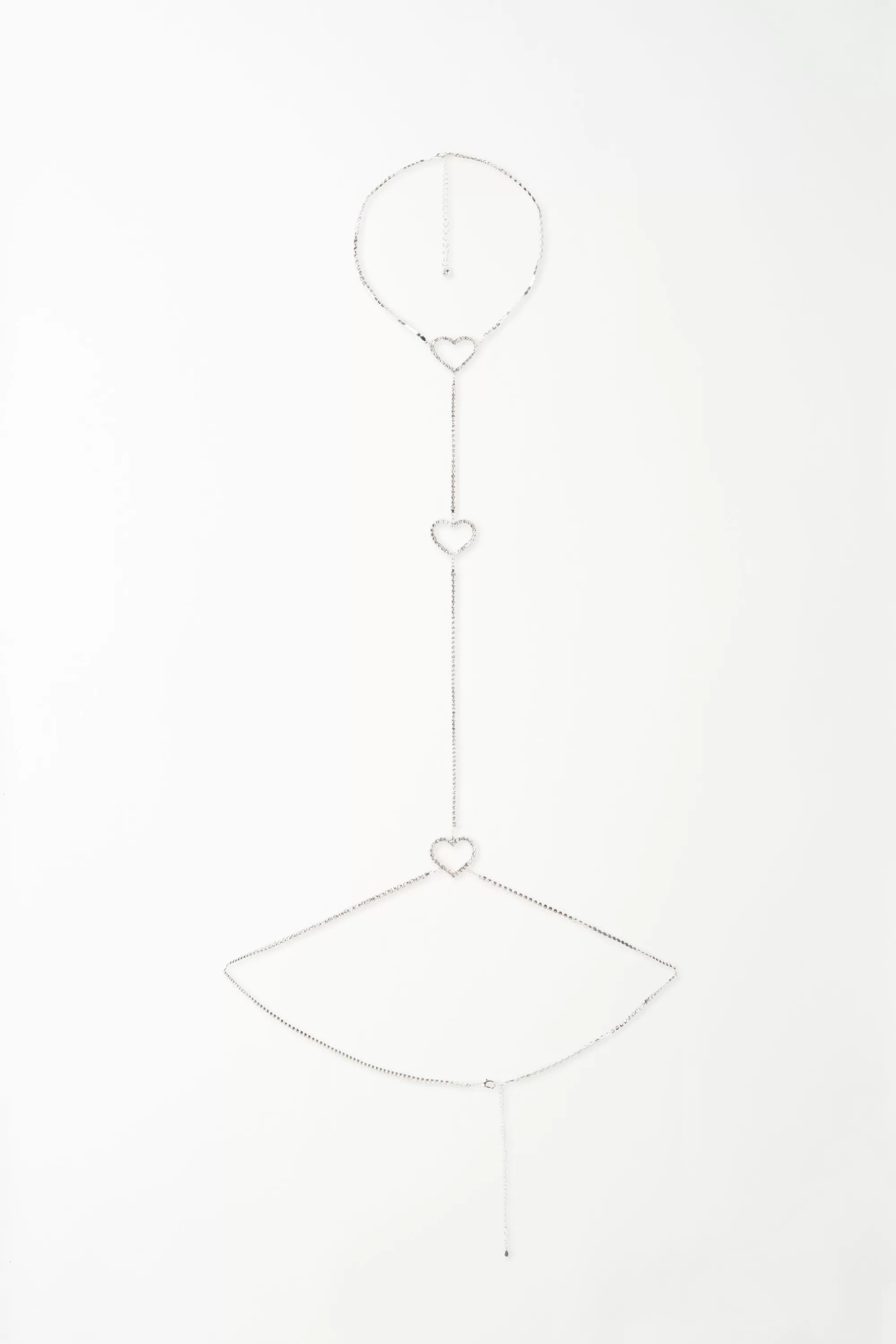 Shop Catenina Corpo Cuori Strass - Accessori - Donna | Accessori