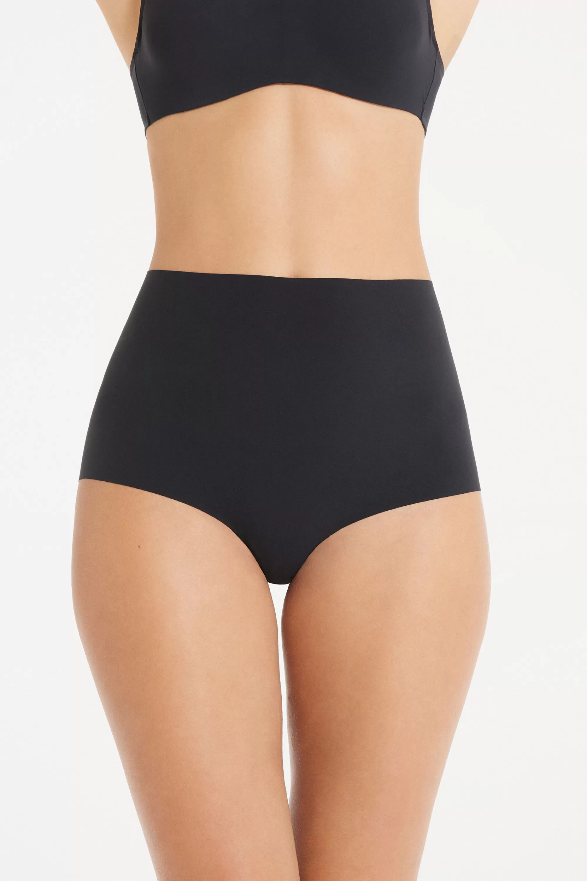 Shop Culotte Alta Microfibra Taglio Vivo - Culotte - Donna | Invisibile | Completi intimi