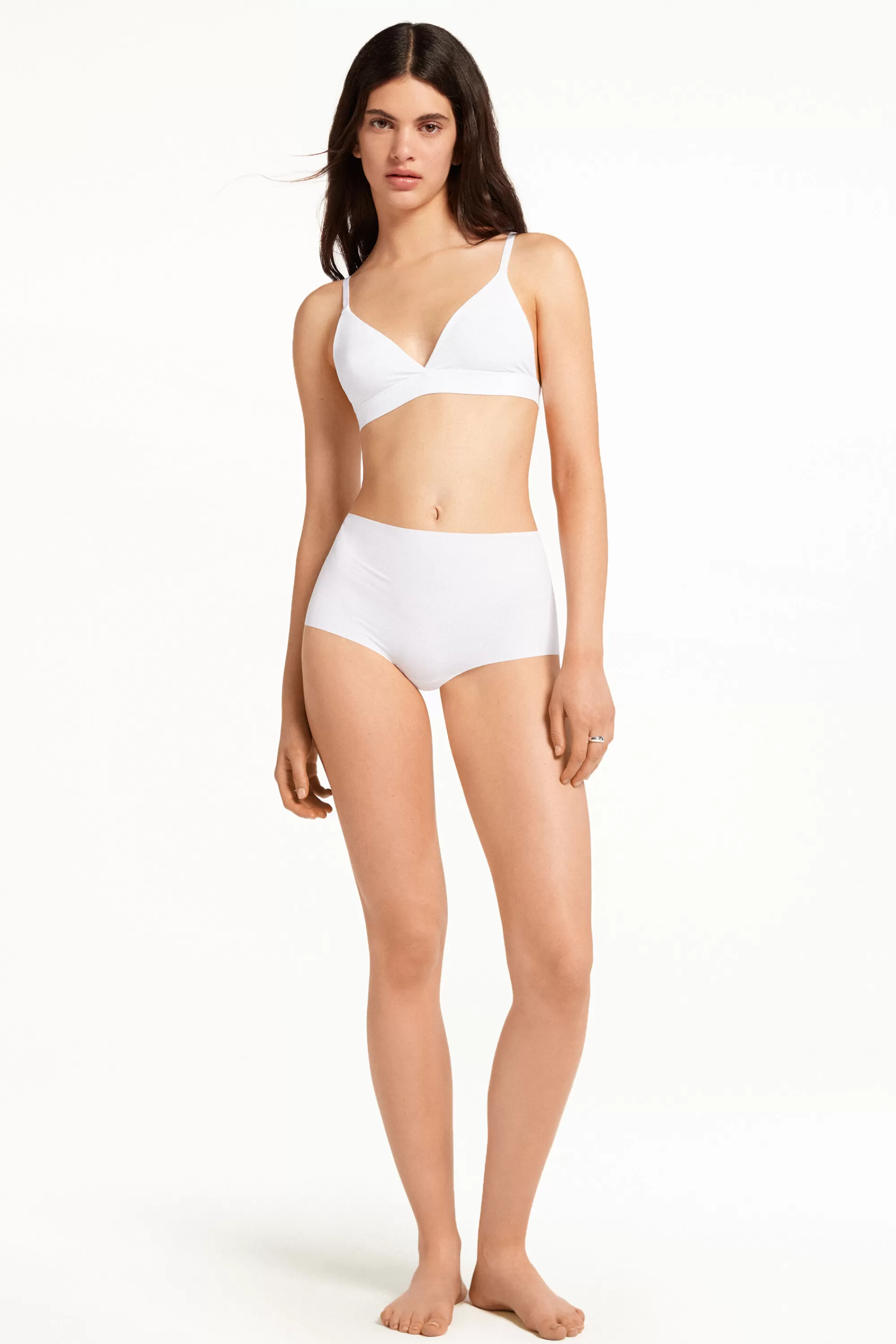 New Culotte Alta Microfibra Taglio Vivo - Culotte - Donna | Invisibile | Completi intimi