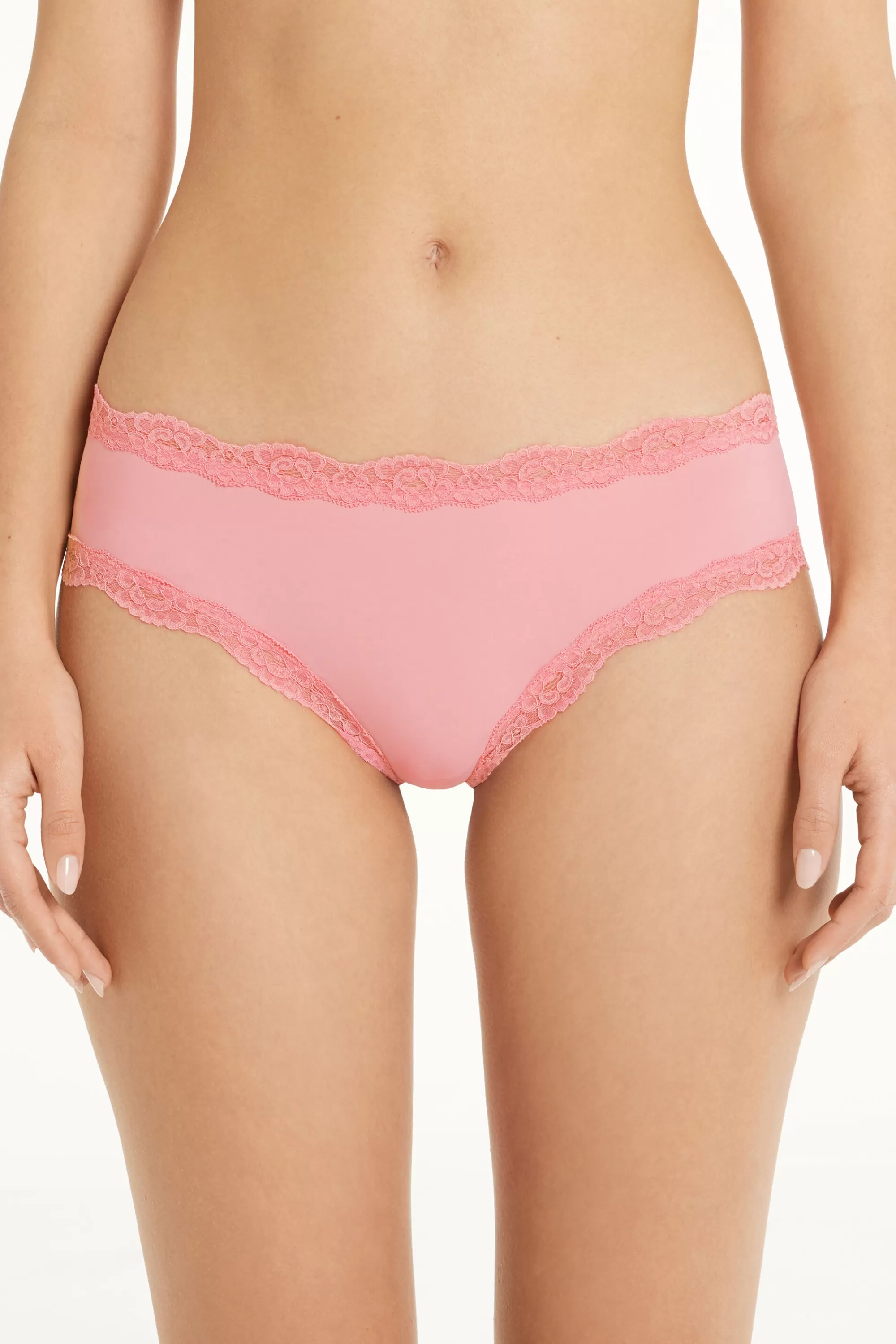 Shop Culotte Brasiliana Microfibra E Pizzo - Culotte - Donna | Sposa | Completi intimi