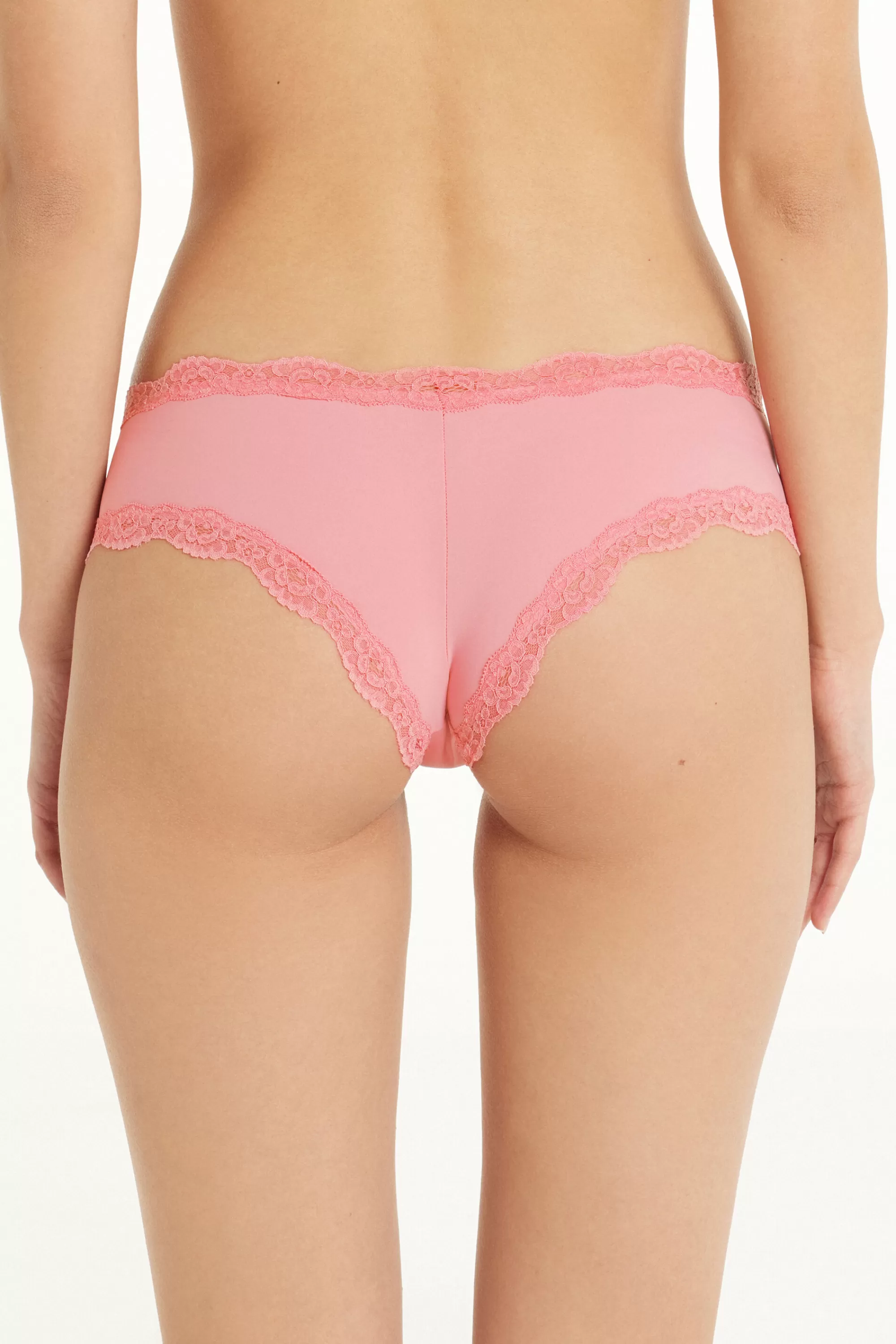 Shop Culotte Brasiliana Microfibra E Pizzo - Culotte - Donna | Sposa | Completi intimi