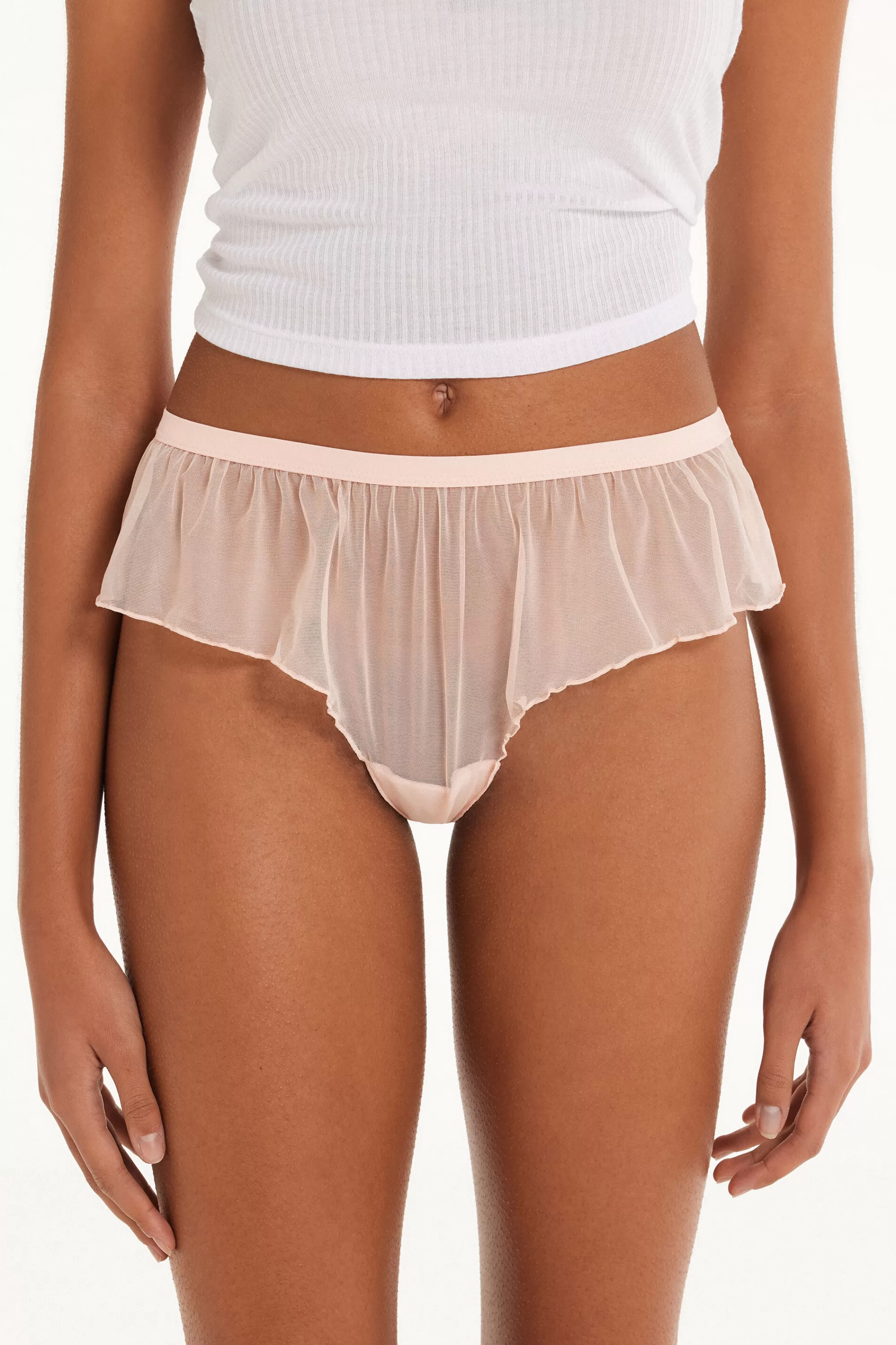 Outlet Culotte Tulle Punto Bambola - Culotte - Donna | Slip