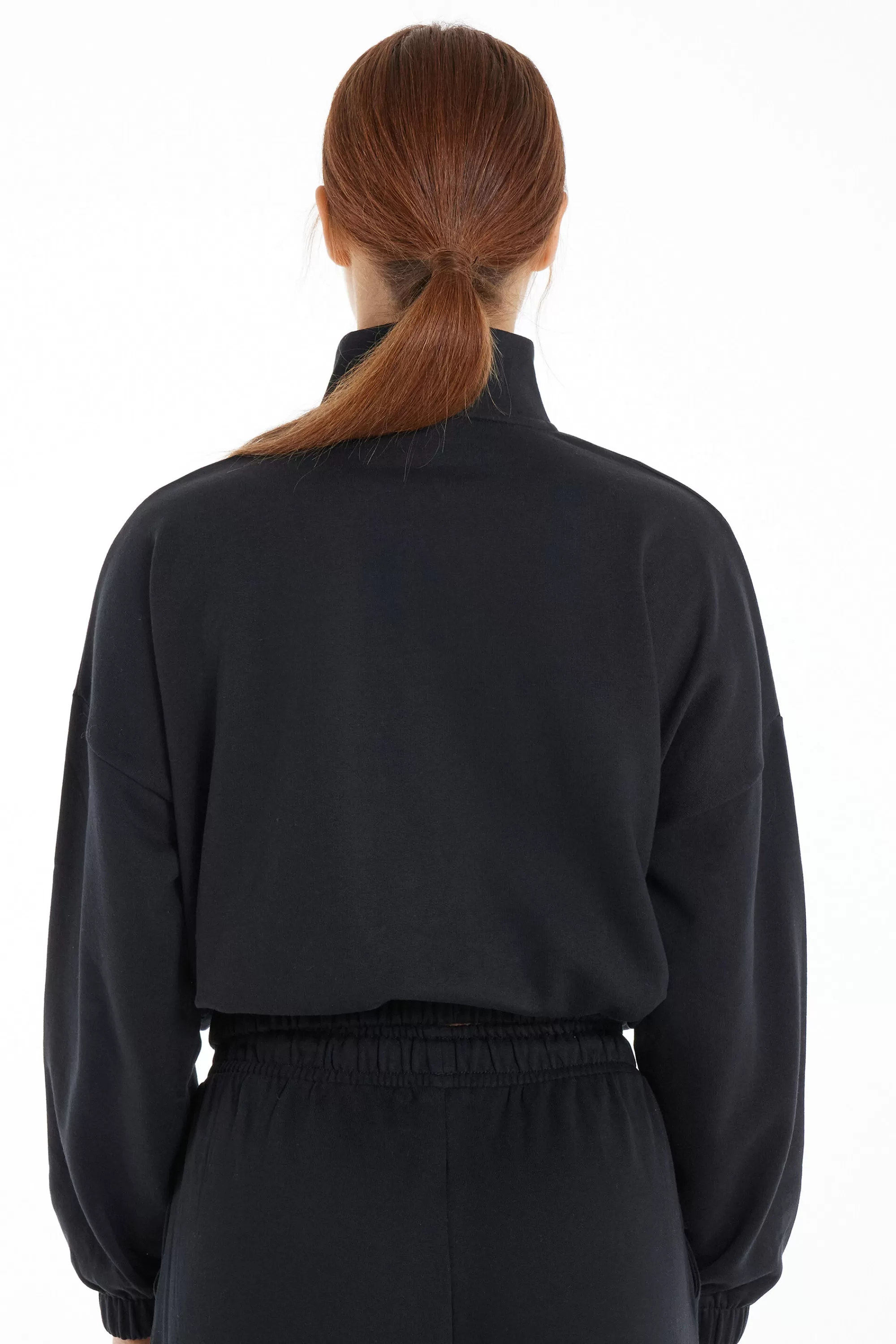 Best Sale Felpa Manica Lunga Chiusa Con Zip - Felpe - Donna | Felpe | Felpe