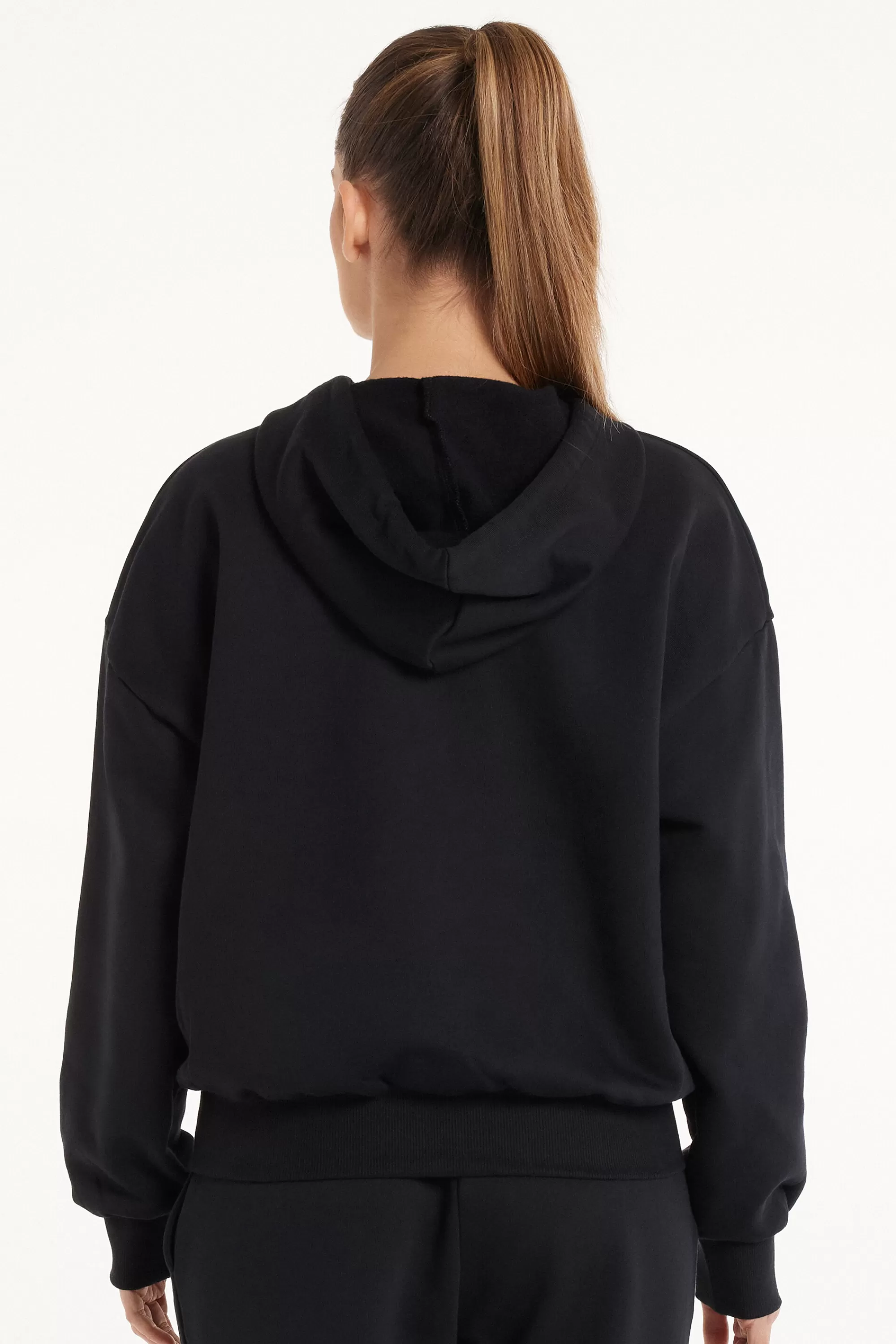 Flash Sale Felpa Pesante Manica Lunga Con Cappuccio - Tute - Donna | Felpe | Tute