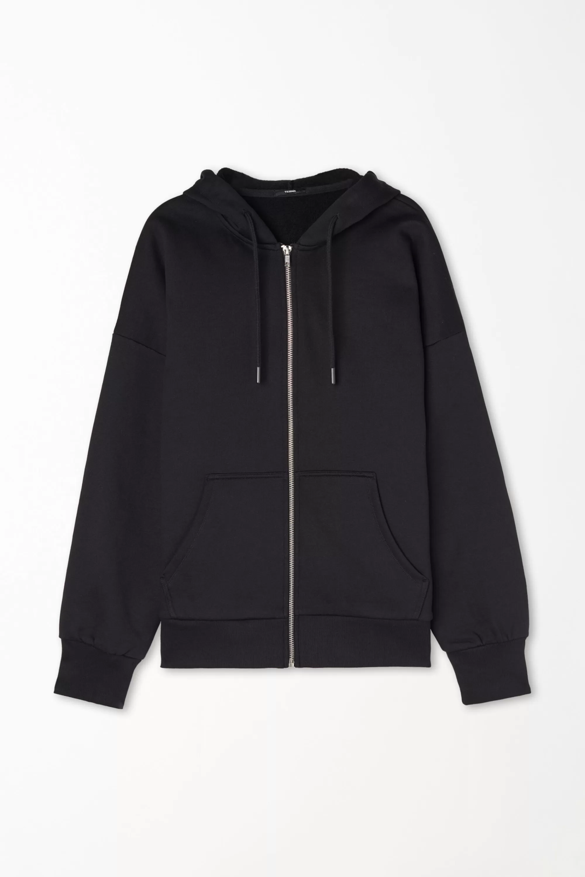Hot Felpa Pesante Manica Lunga Con Zip E Cappuccio - Tute - Donna | Felpe | Tute