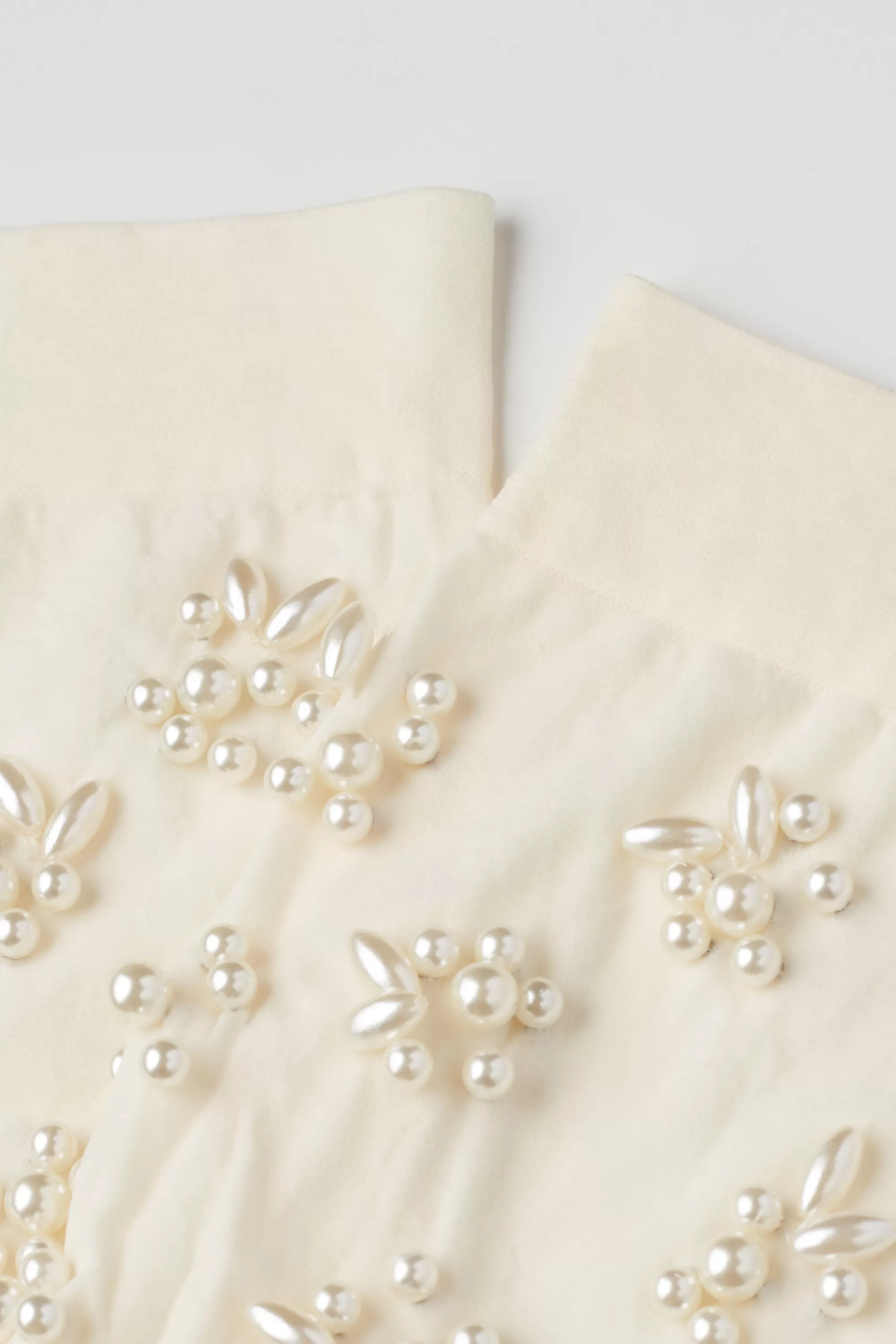Flash Sale Gambaletti Microfibra Con Perle Apllicate - Calzini E Fantasmini - Donna | Calzini e Fantasmini