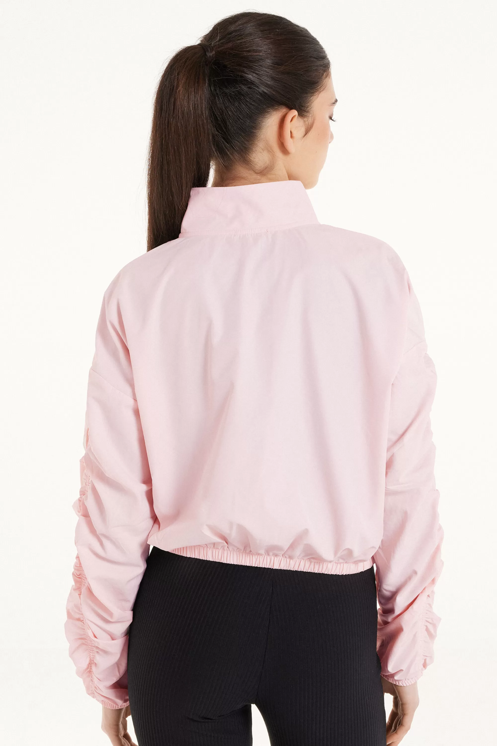 Cheap Giacca Con Zip In Tessuto Tecnico Con Arricci - Giacche E Blazer - Donna | Collezione Fitness | Giacche e Blazer