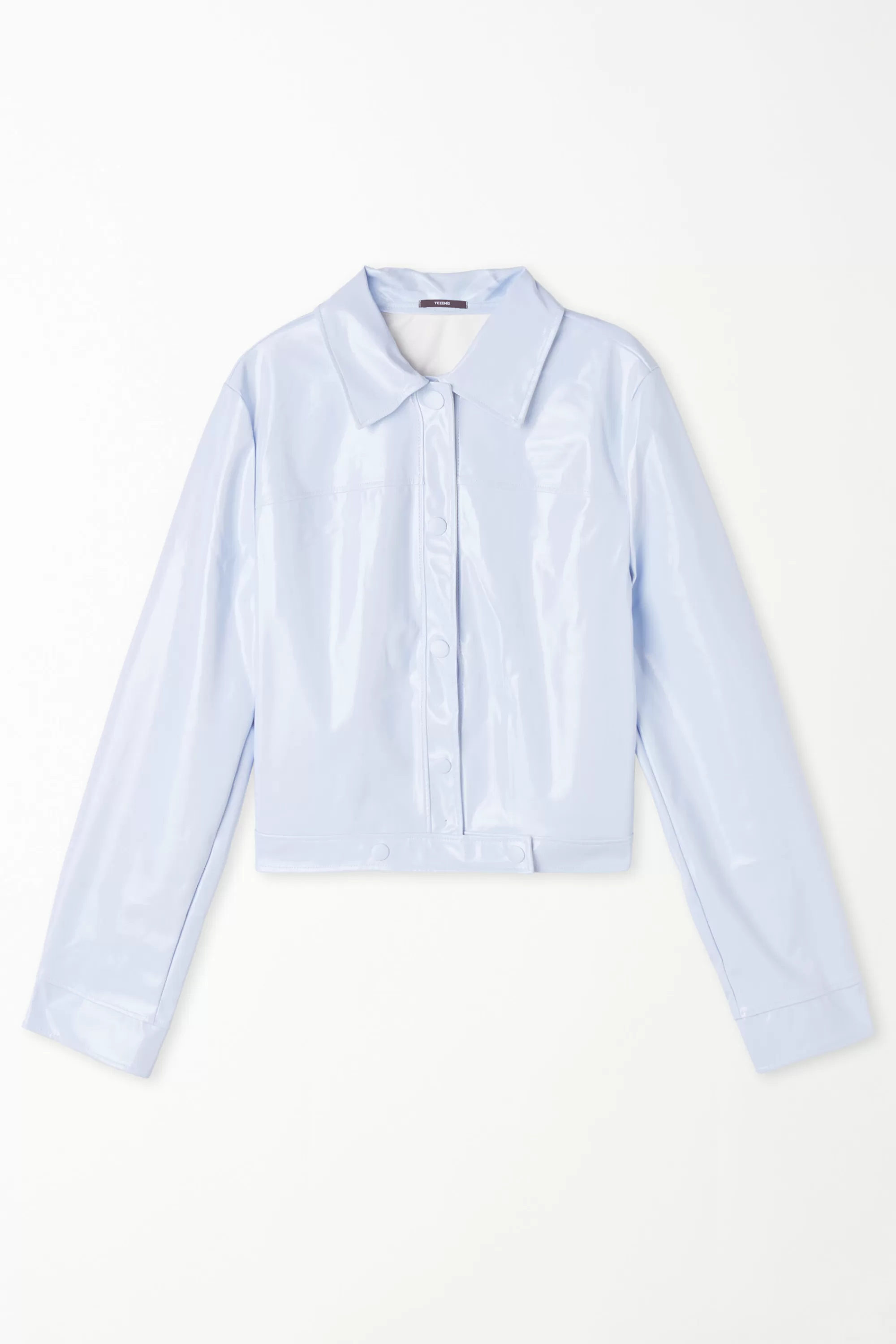Cheap Giacca Corta A Manica Lunga Effetto Vinile - Giacche E Blazer - Donna | Giacche e Blazer | Felpe