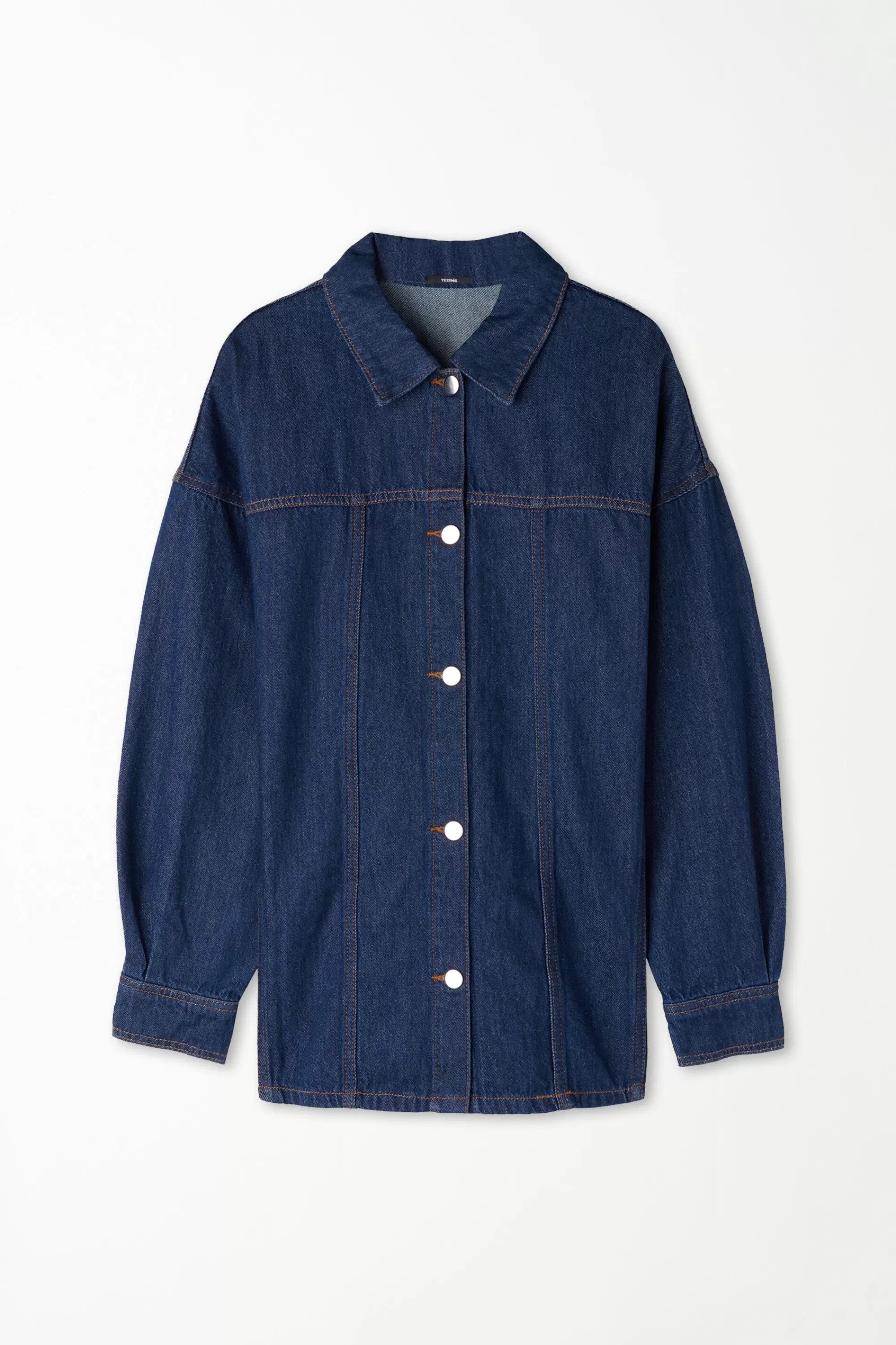 Best Giacca Manica Lunga In Denim Delavé - Giacche E Blazer - Donna | Giacche e Blazer | Felpe