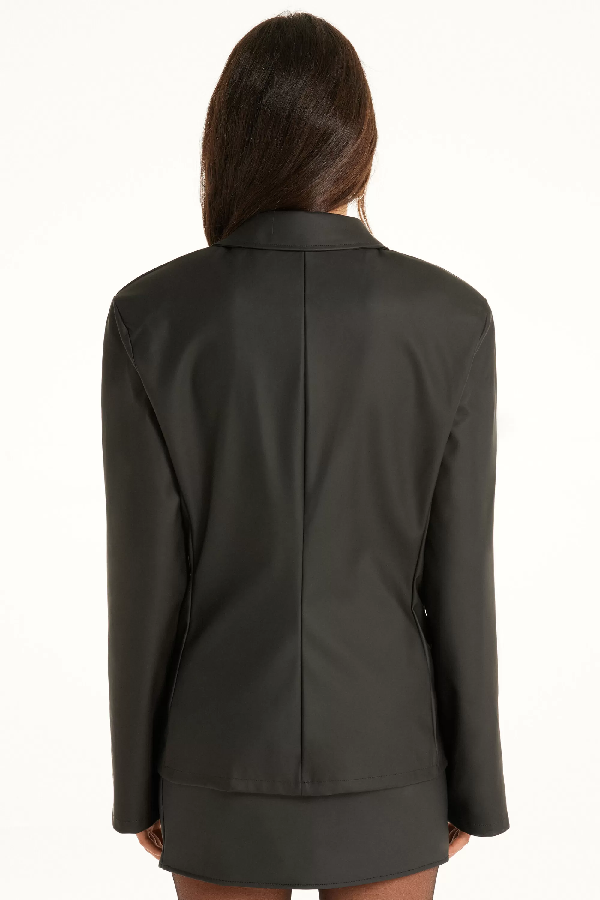 Outlet Giacca/Blazer Effetto Spalmato Opaco - Giacche E Blazer - Donna | Giacche e Blazer