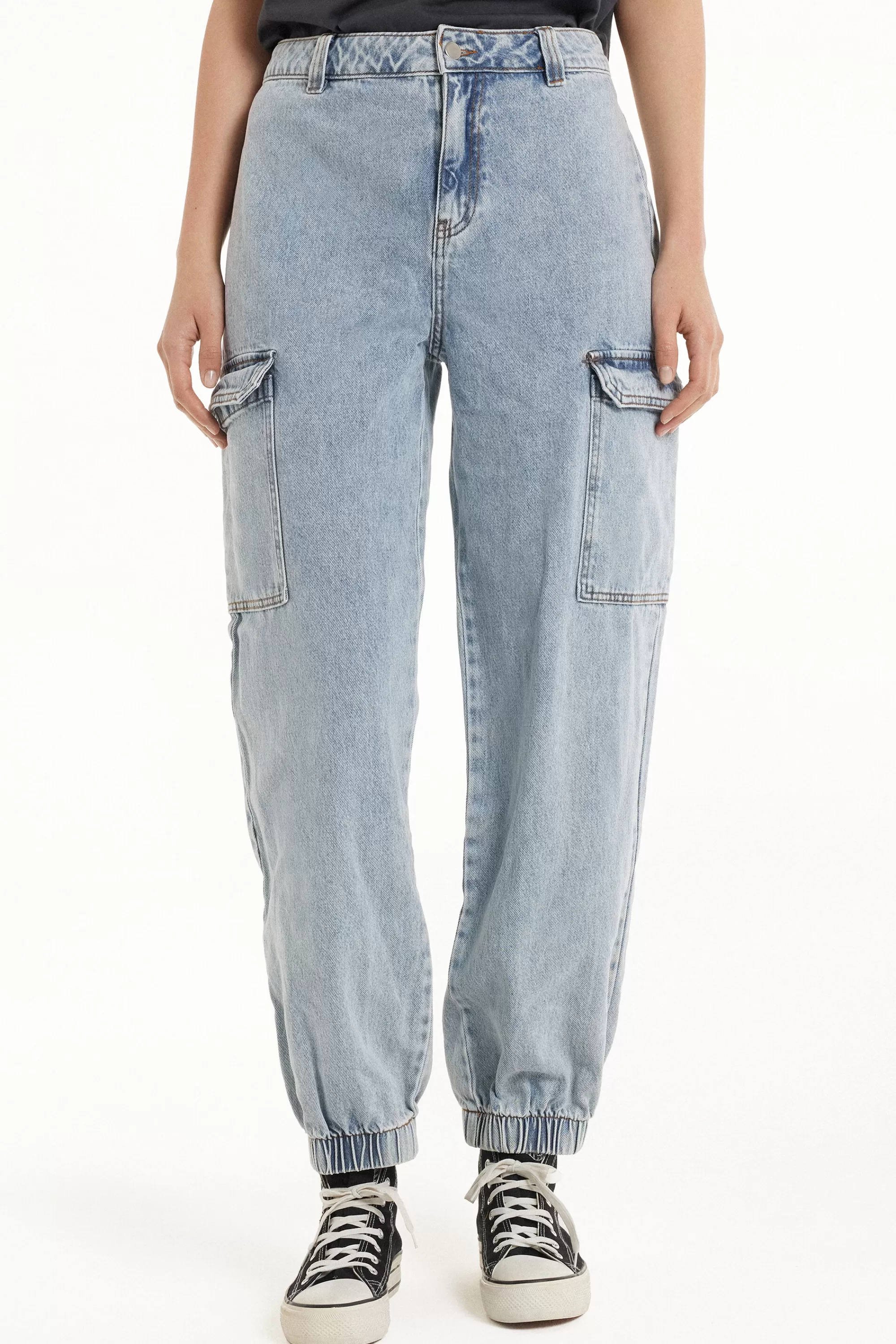 Best Sale Jeans Lunghi Cargo - Pantaloni - Donna | Jeans | Pantaloni