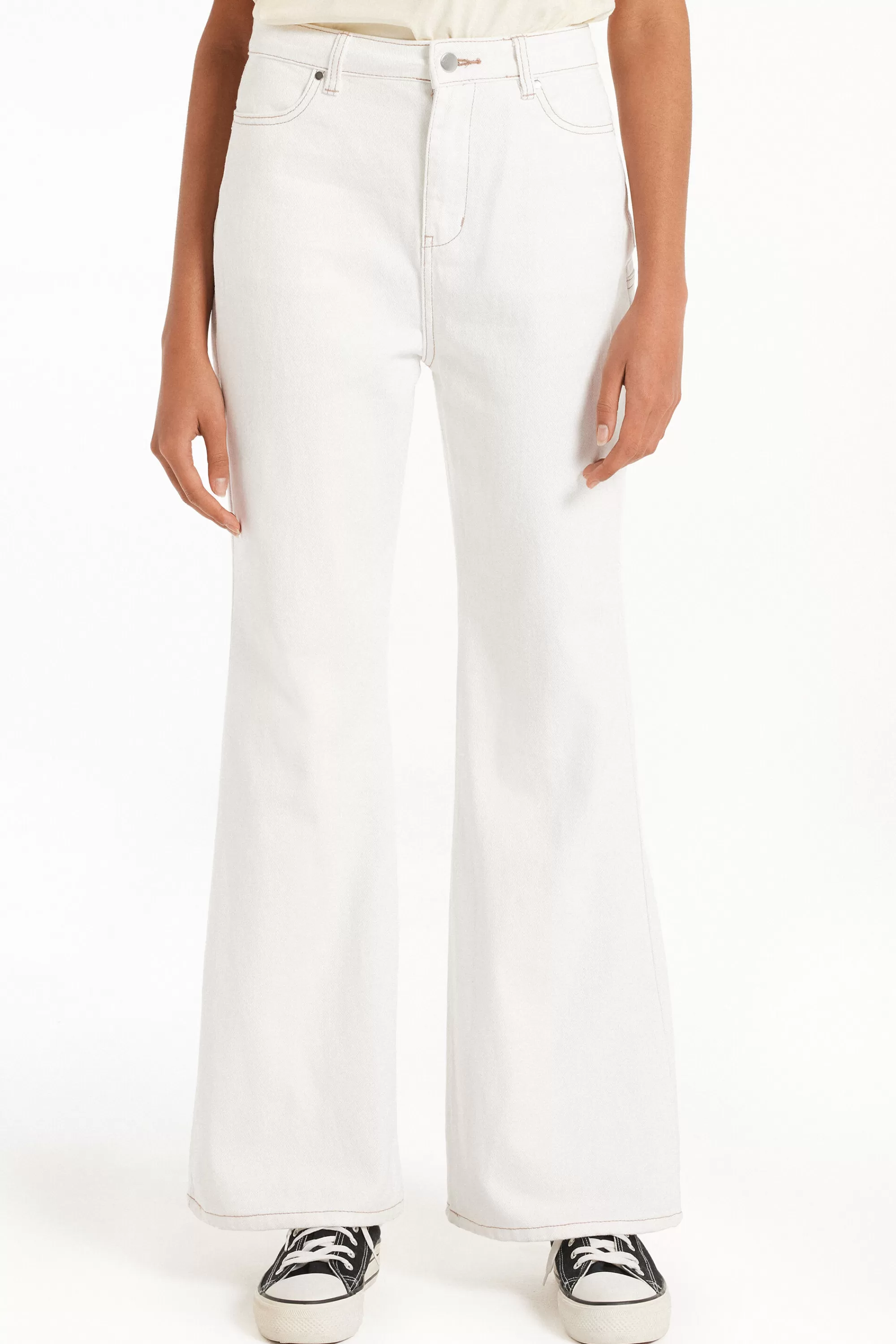 Best Jeans Lunghi Flare Patch Stella - Pantaloni - Donna | Jeans | Pantaloni