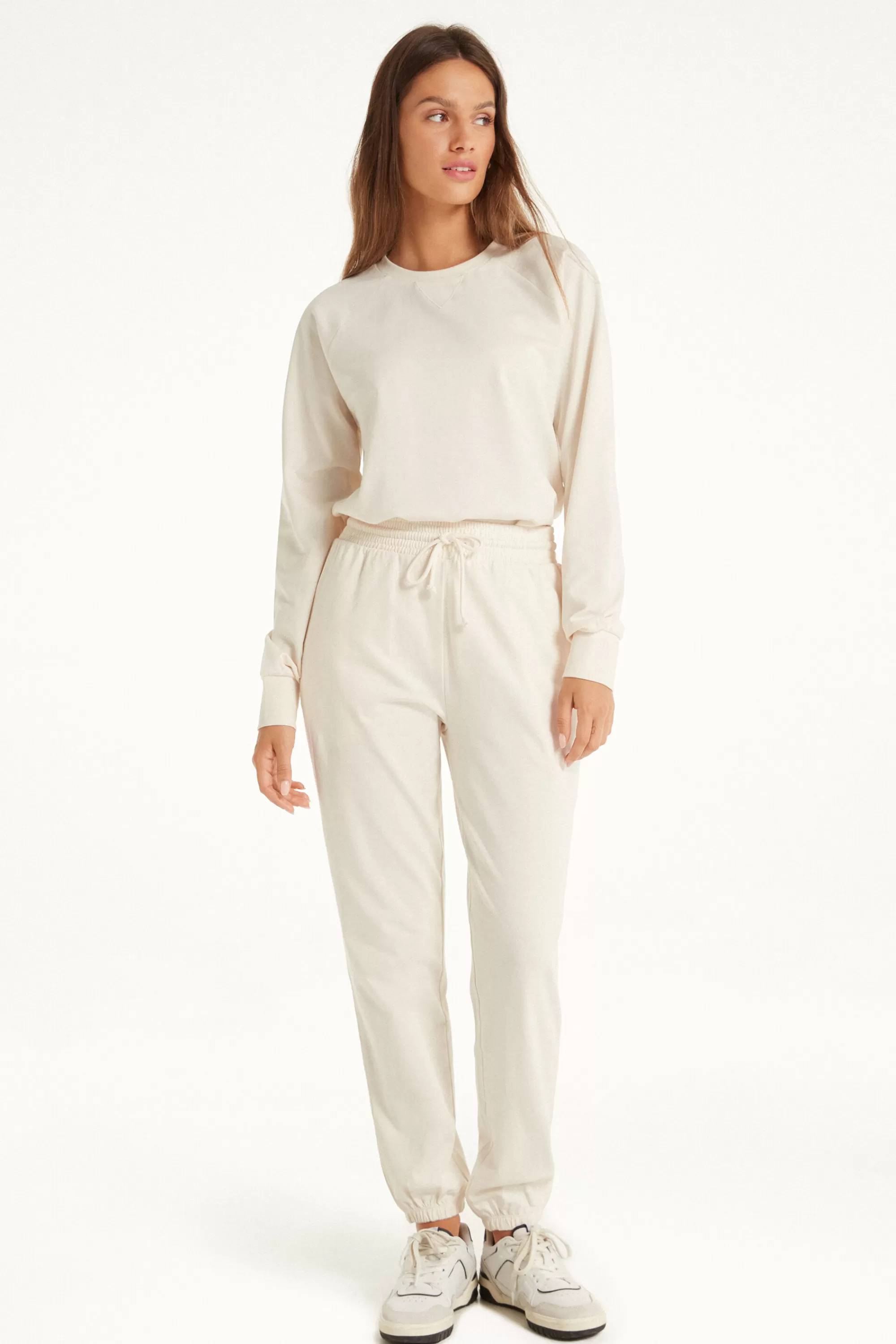 Hot Jogger Con Tasca A Filetto E Coulisse - Pantaloni - Donna | Joggers e Leggings | Tute