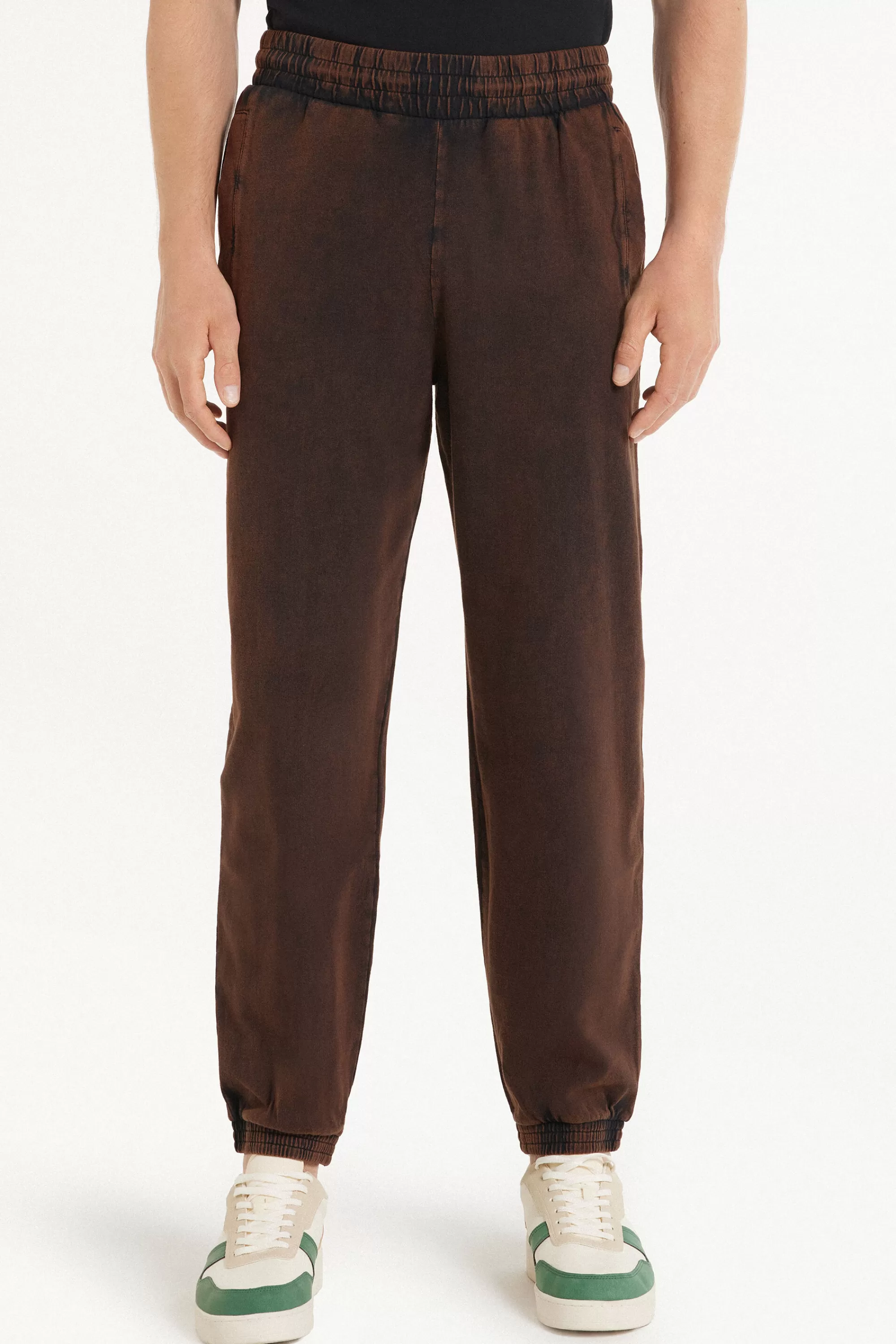 Cheap Jogger Felpa Delavé - Pantaloni Lunghi - Uomo | Pantaloni lunghi