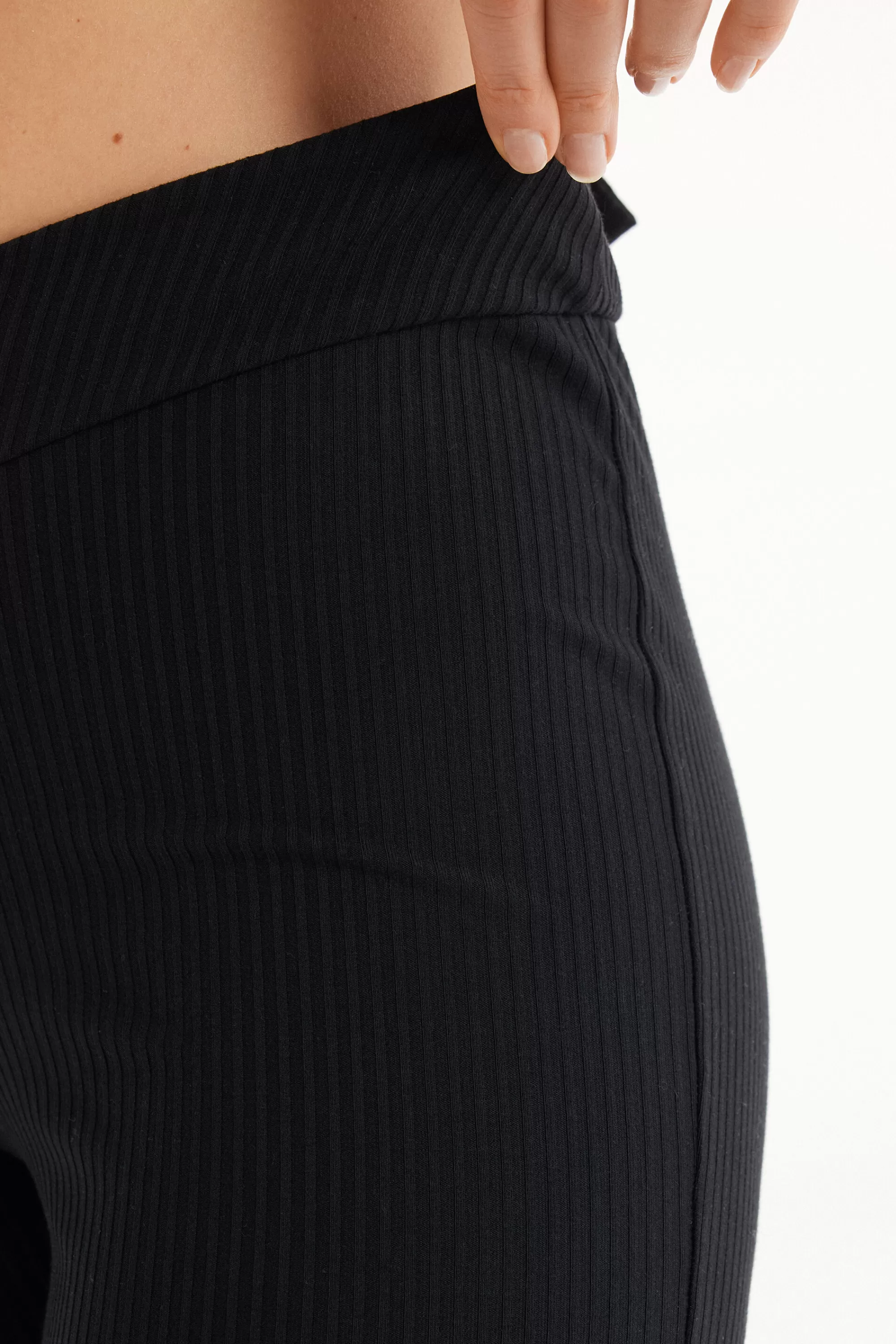 Best Sale Leggings A Costine Con Taglio A V - Pantaloni - Donna | Joggers e Leggings | Collezione Fitness